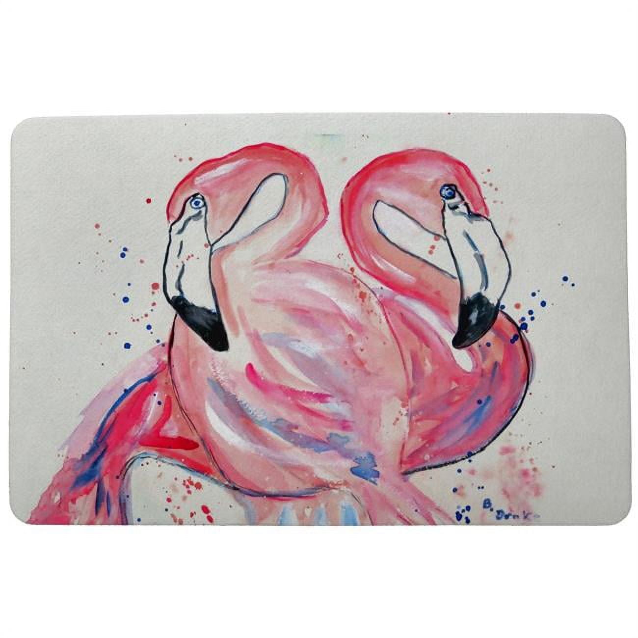 Flamingos Door Mat - 18 x 26 in.