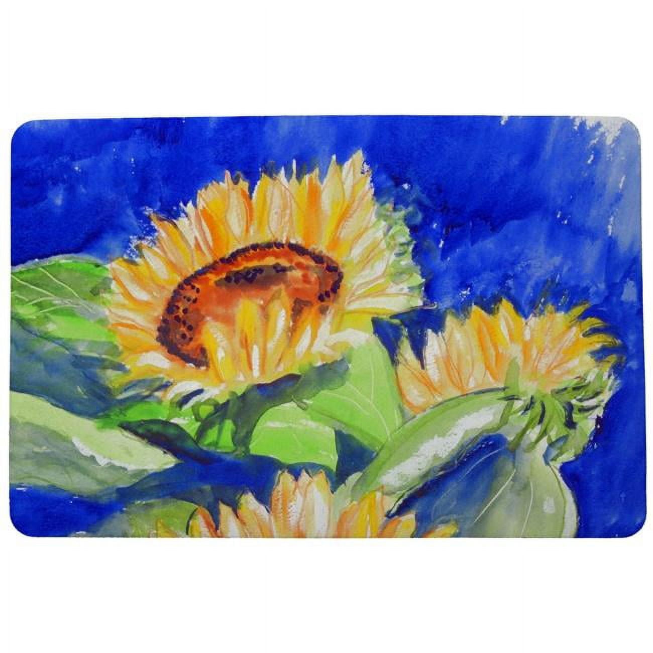 Rising Sunflower Door Mat - 18 x 26 in.