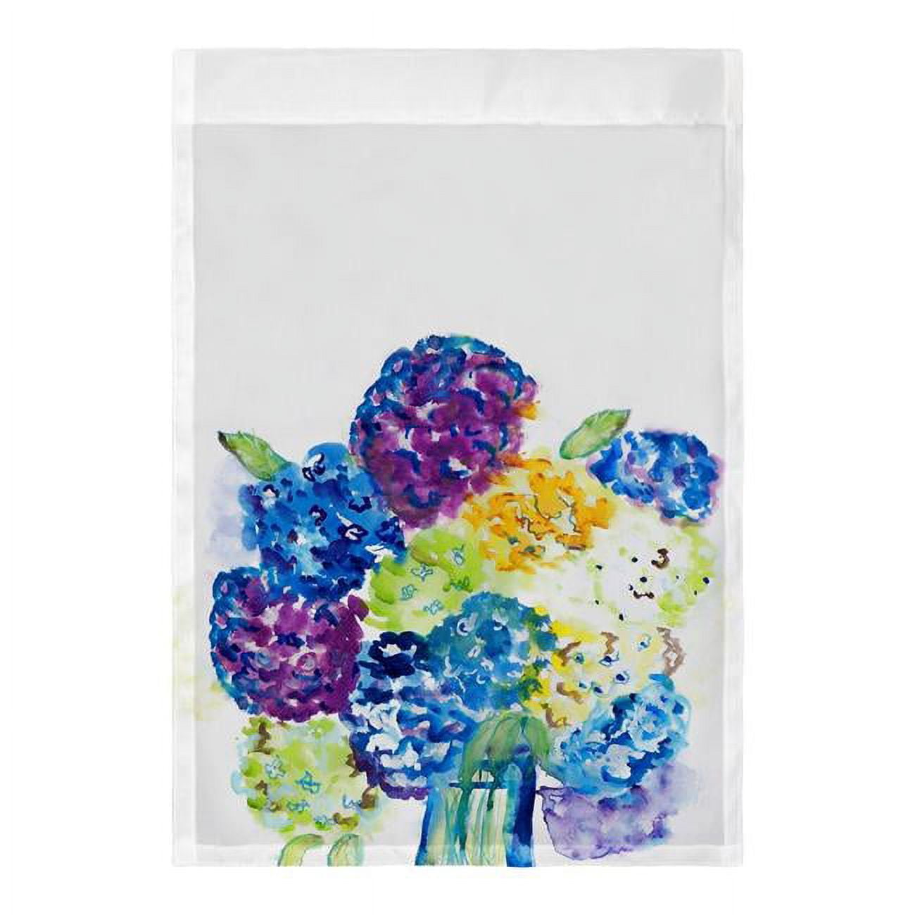 FL022 Hydrangea Flag - 12.5 x 18 in.