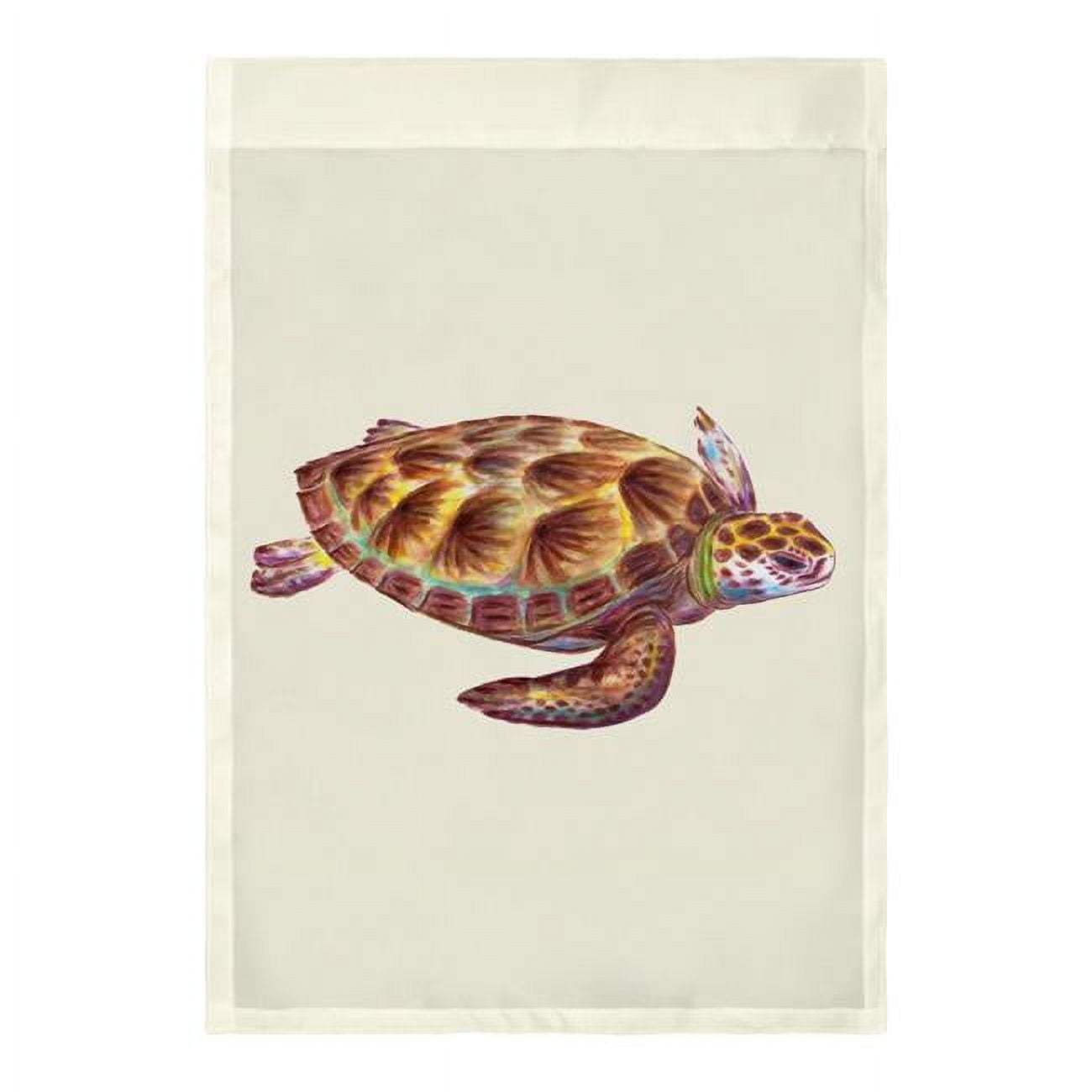 Green Sea Turtle Flag - 12.5 x 18 in.