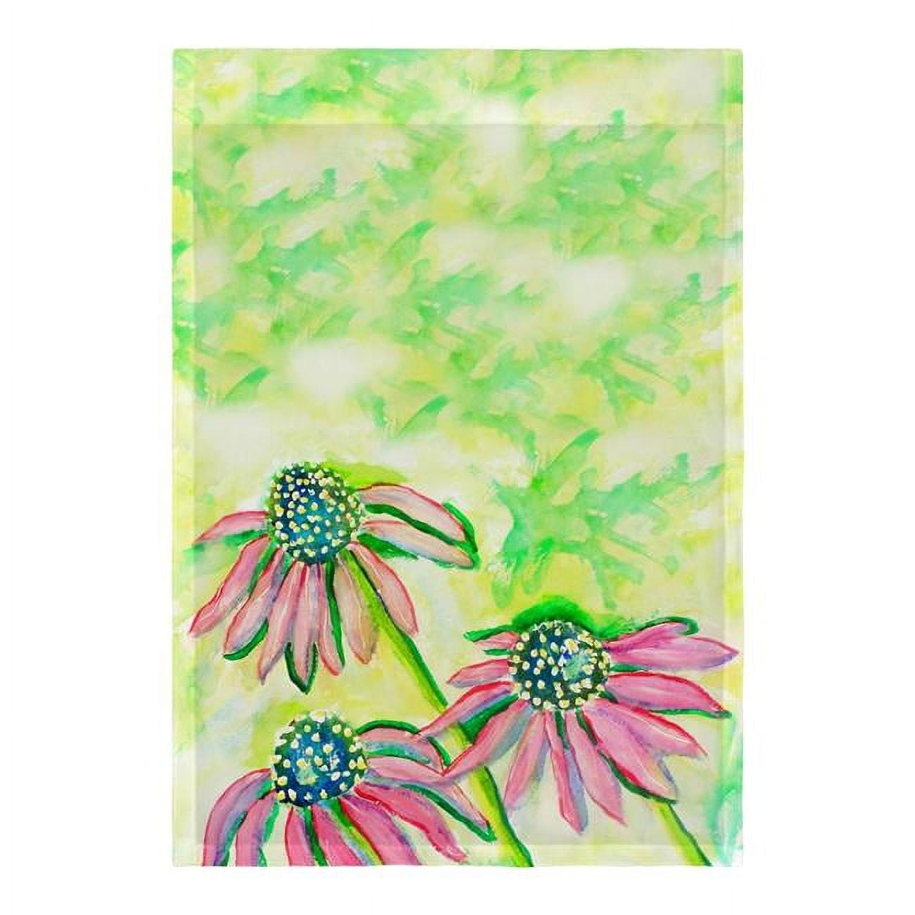 Cone Flowers Flag - 12.5 x 18 in.