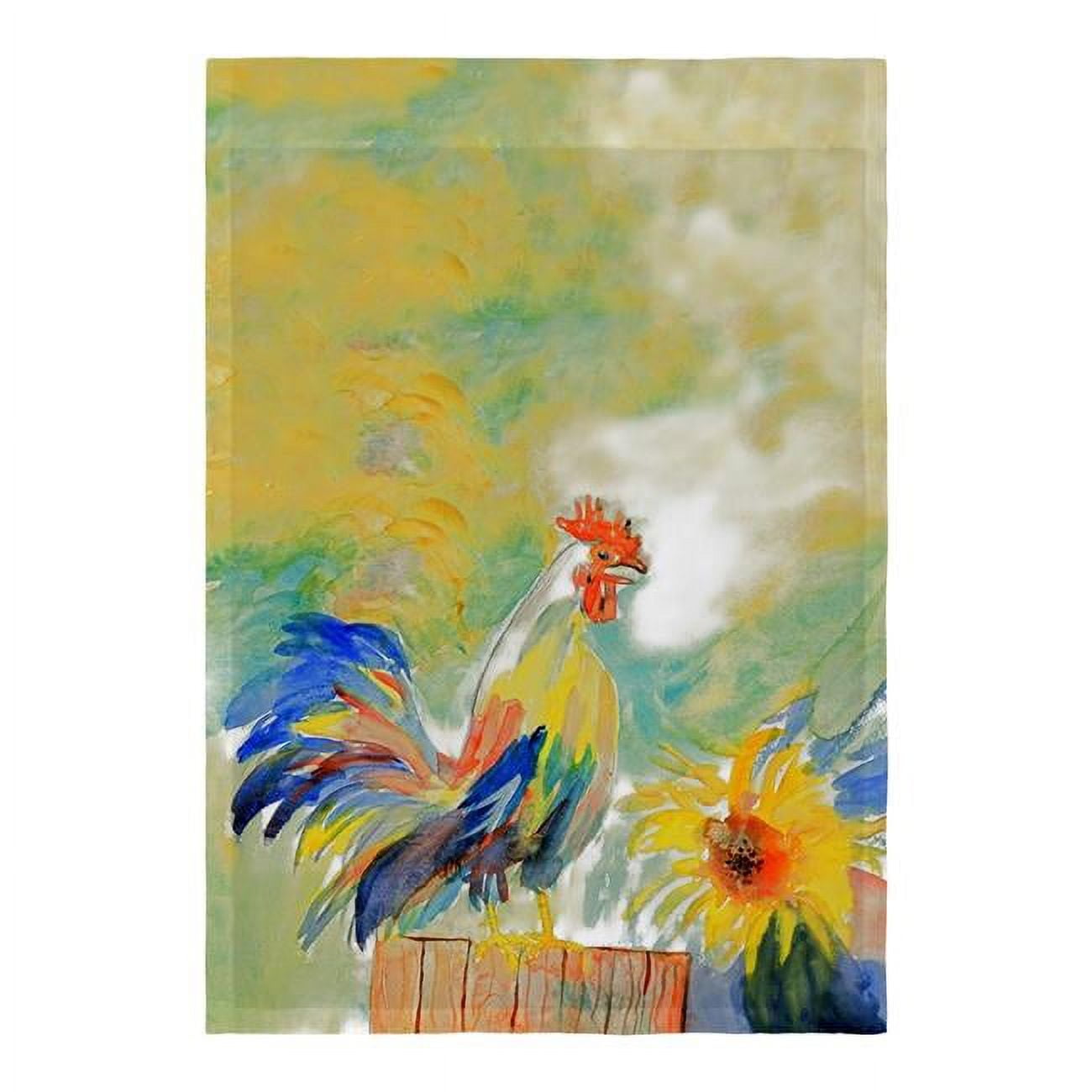 FL265 Rooster Flag - 12.5 x 18 in.