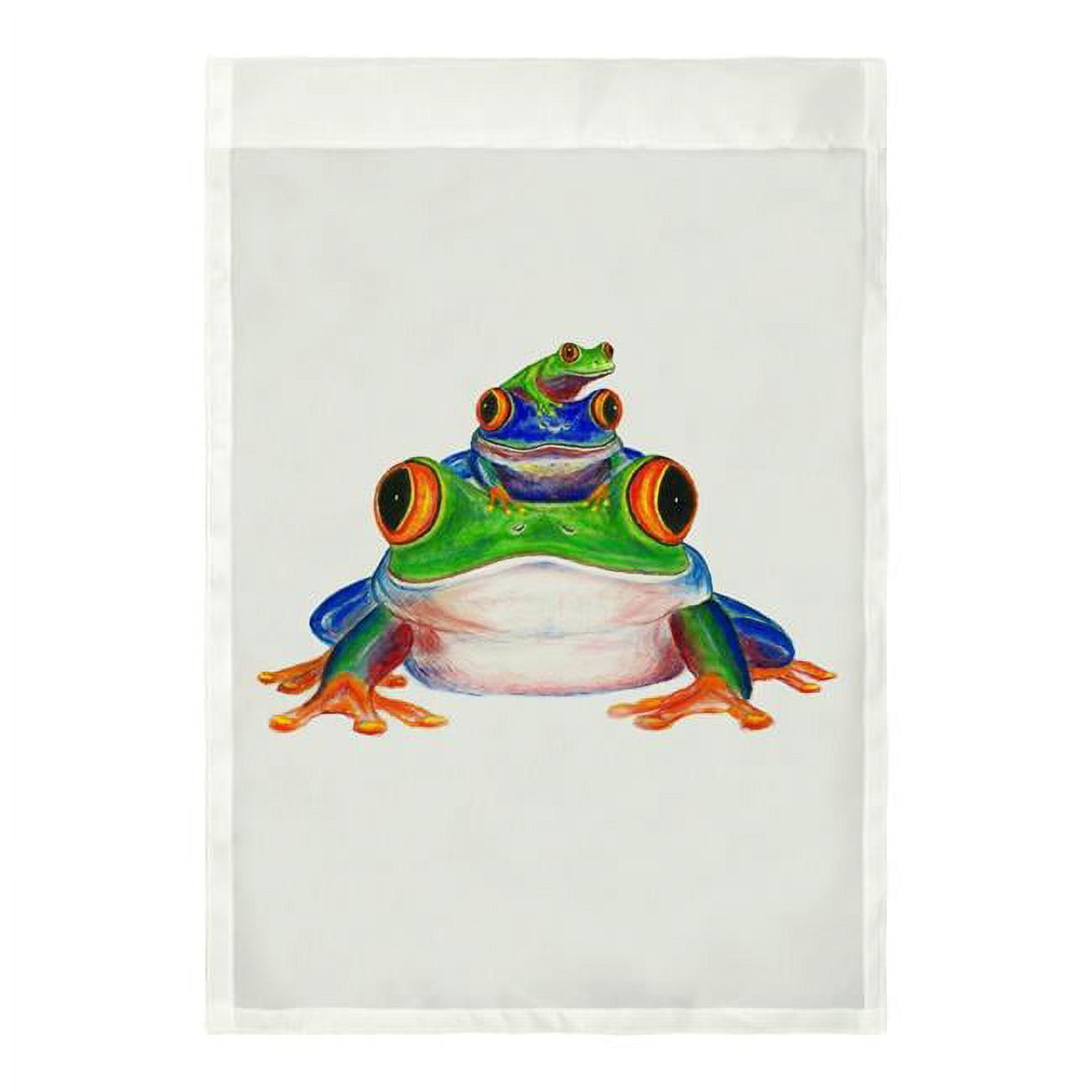 Stacked Frogs Flag - 12.5 x 18 in.