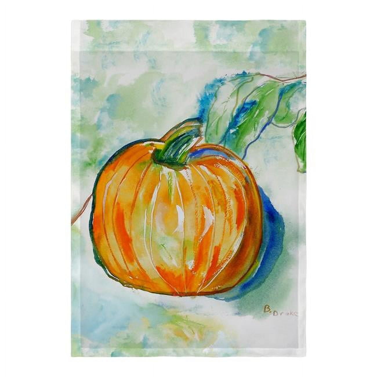 FL471 Pumpkin Flag - 12.5 x 18 in.