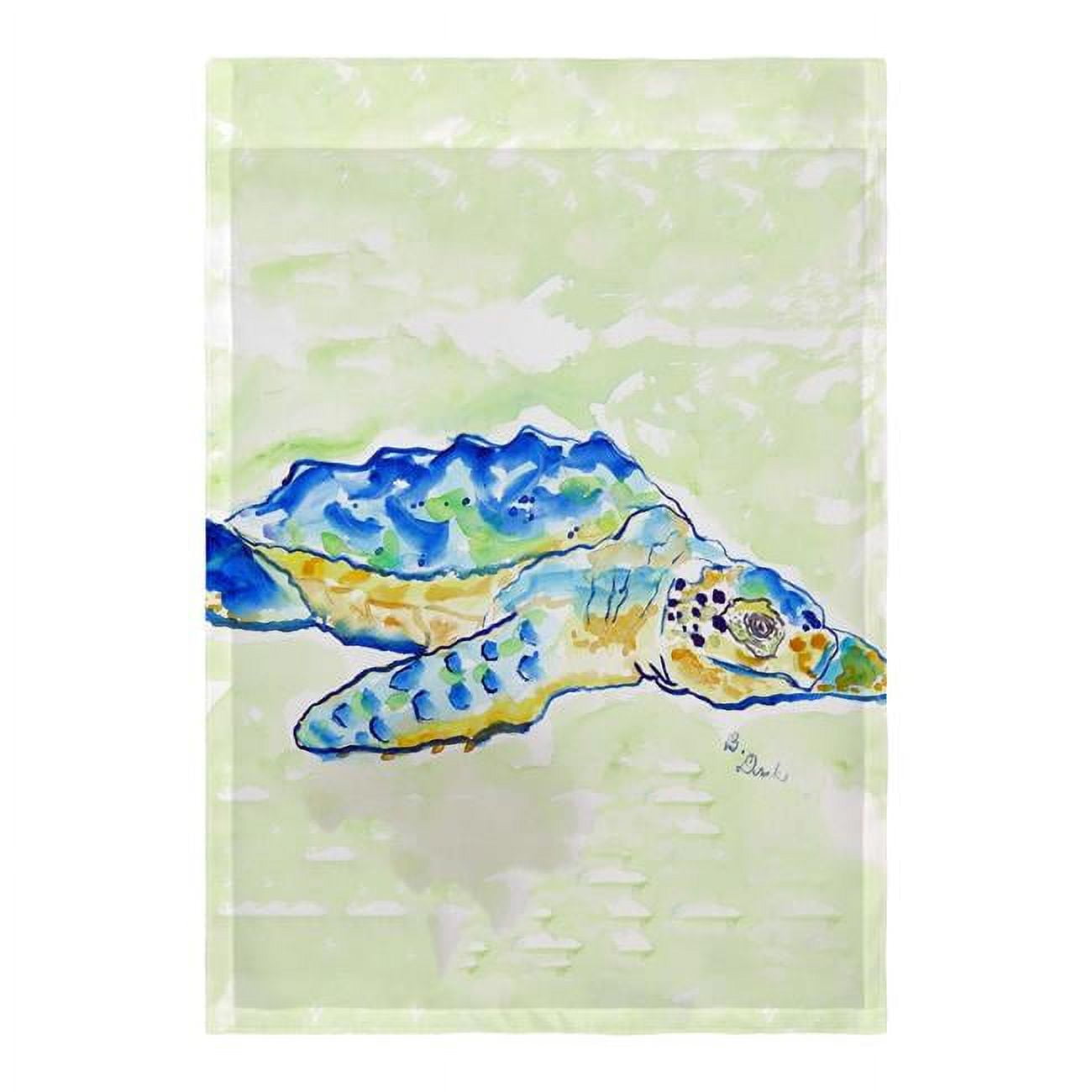 FL661 Loggerhead Turtle Flag - 12.5 x 18 in.