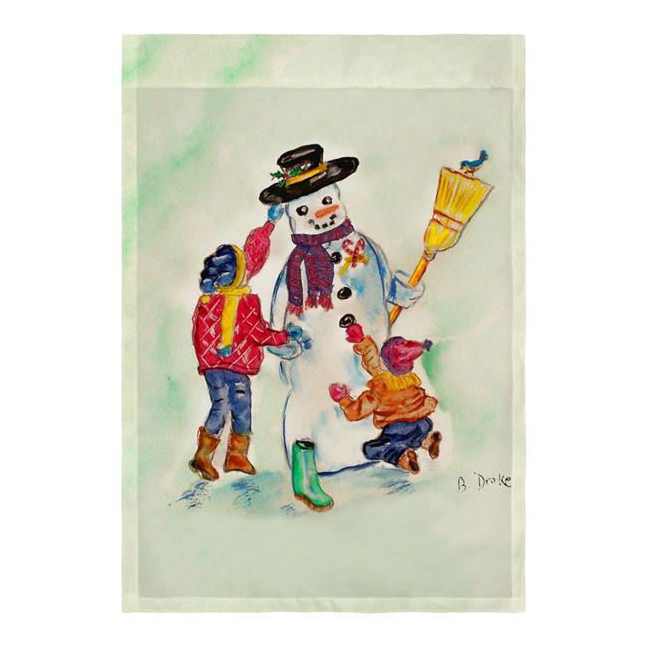 Snowman Flag - 12.5 x 18 in.
