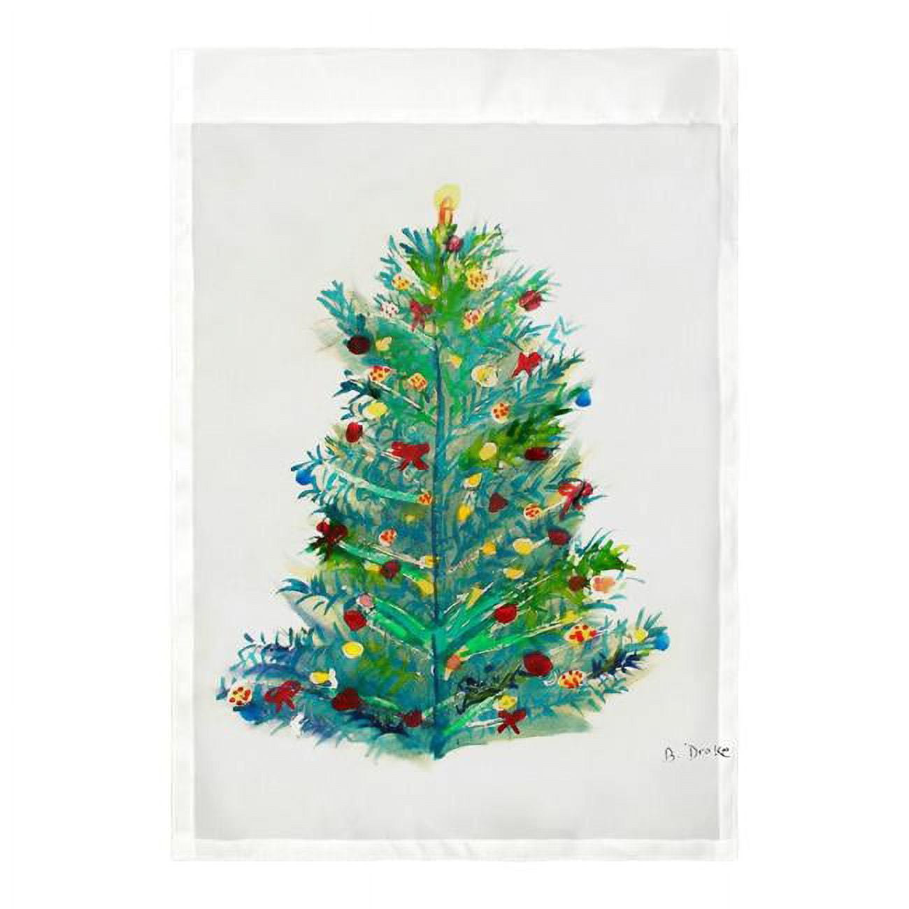 Christmas Tree Flag - 12.5 x 18 in.