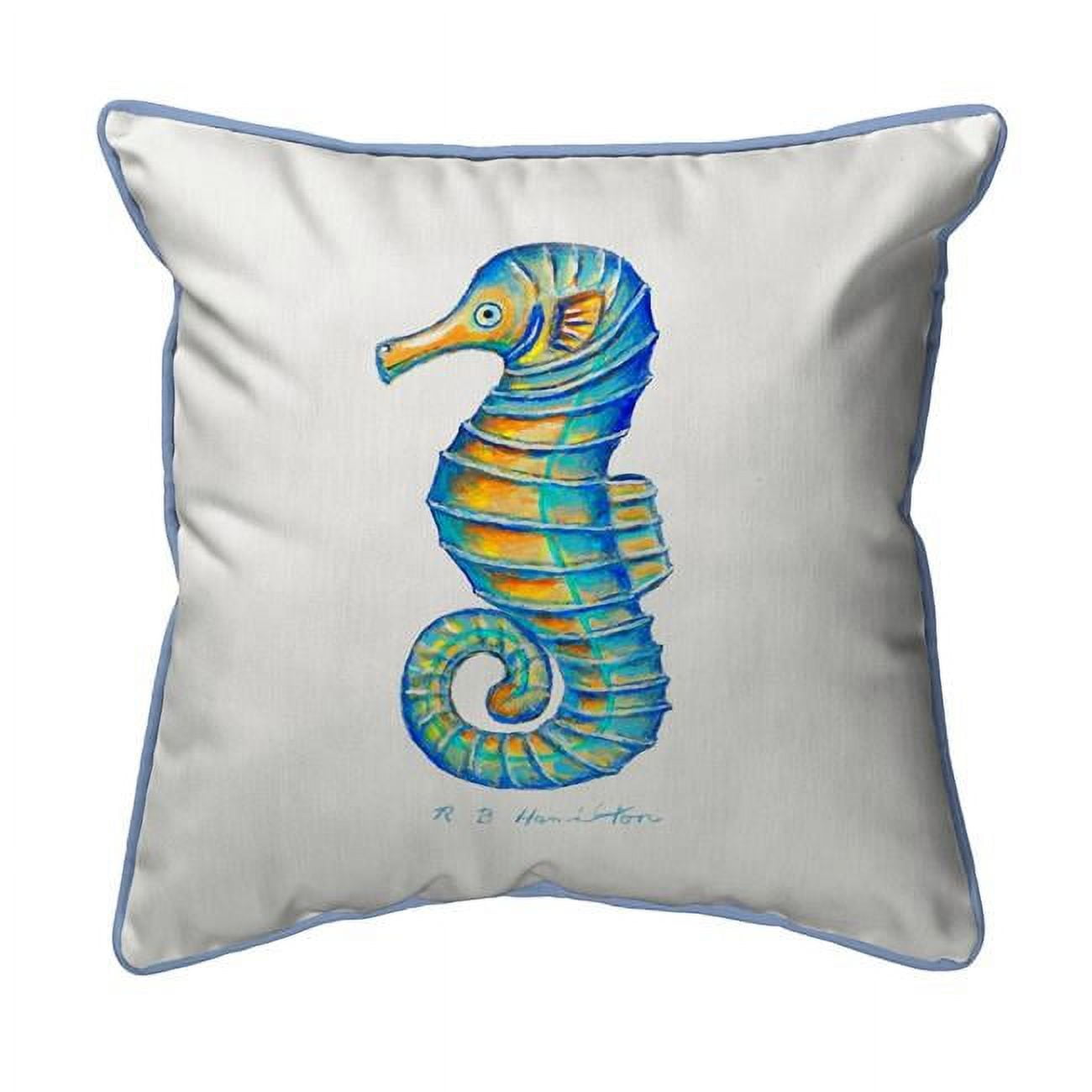 SN089 Rays Seahorse Small Pillow - 12 x 12 in.
