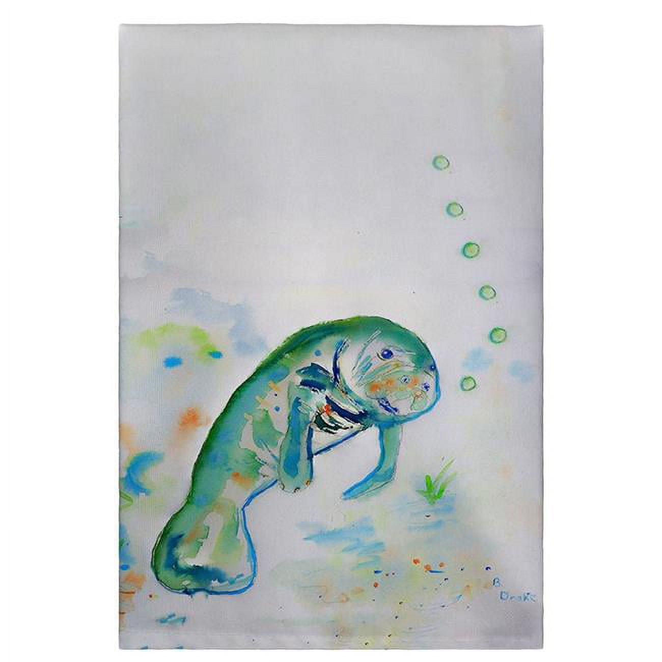 Manatee Guest Towel - 20 x 20 in.