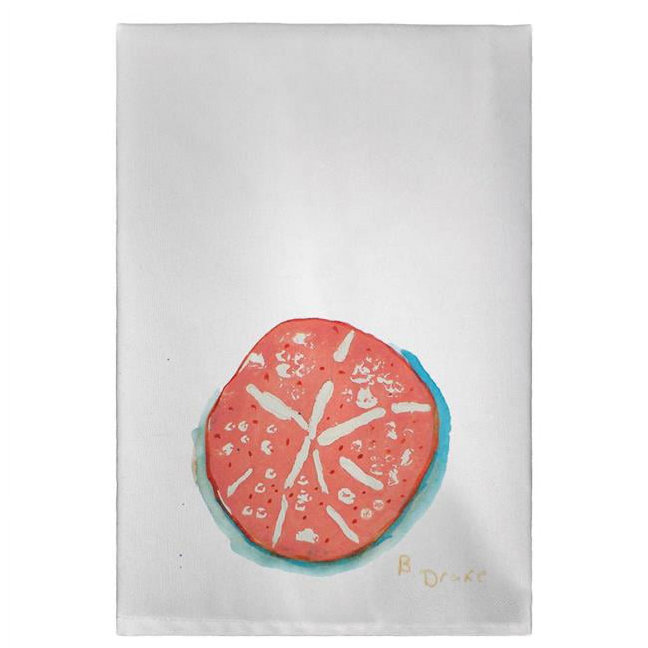 Coral Sand Dollar Guest Towel - 20 x 20 in.