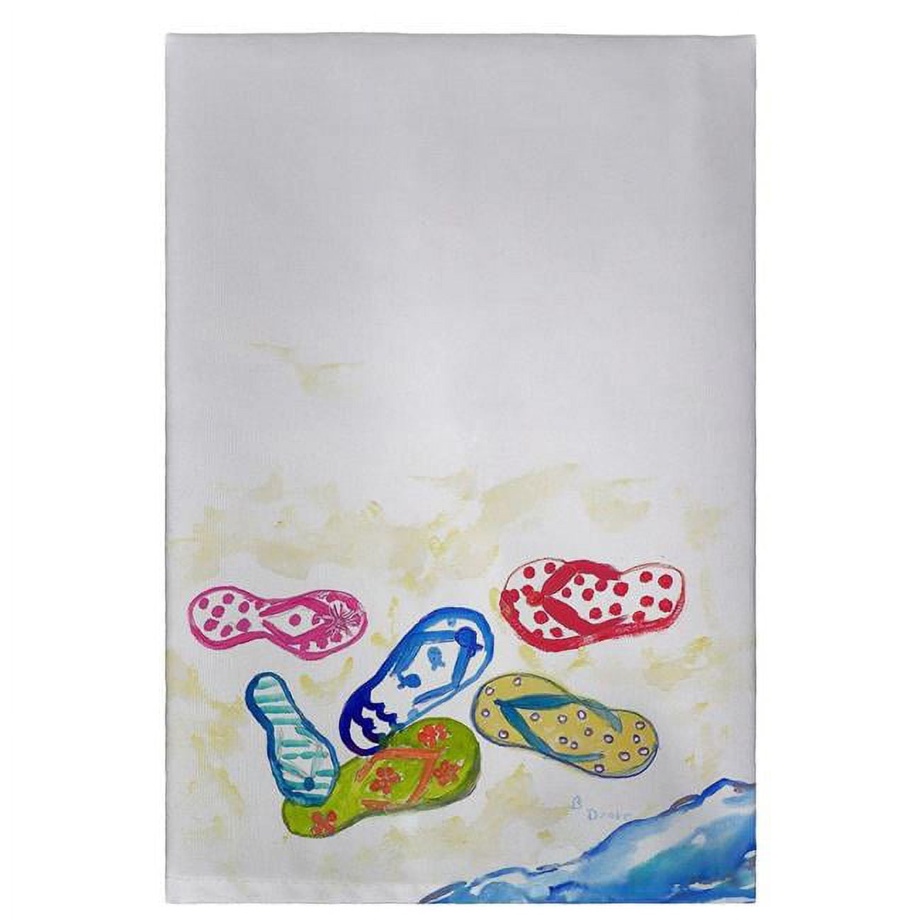 Six Flip Flops Guest Towel - 20 x 20 in.