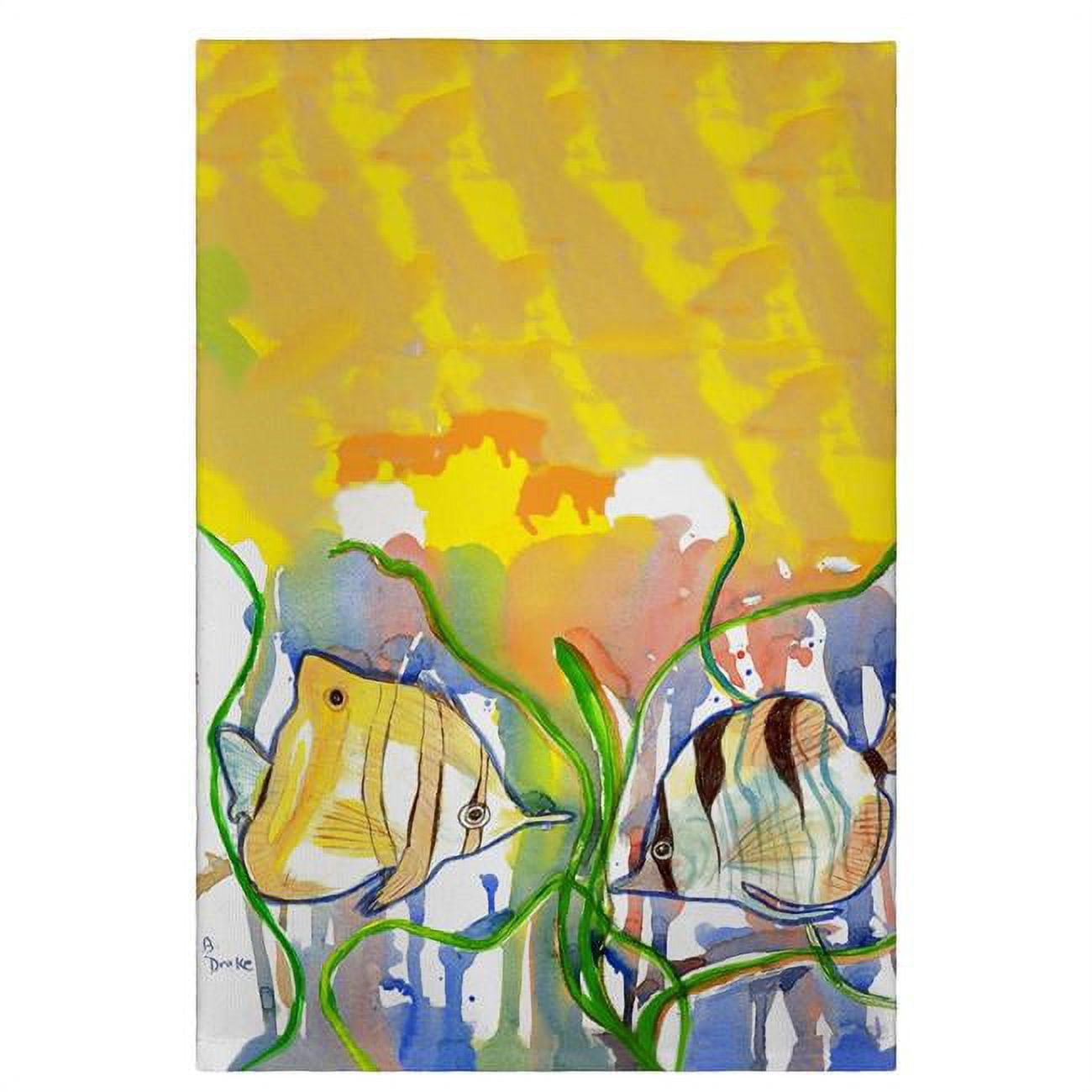 Angel Fish Guest Towel - 20 x 20 in.