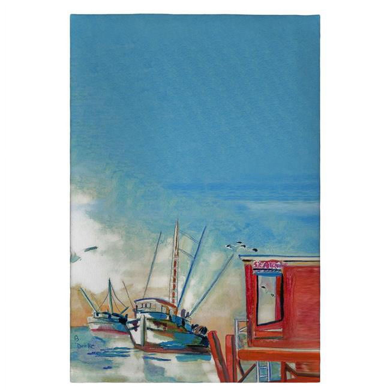 Shrimpboat Guest Towel - 20 x 20 in.