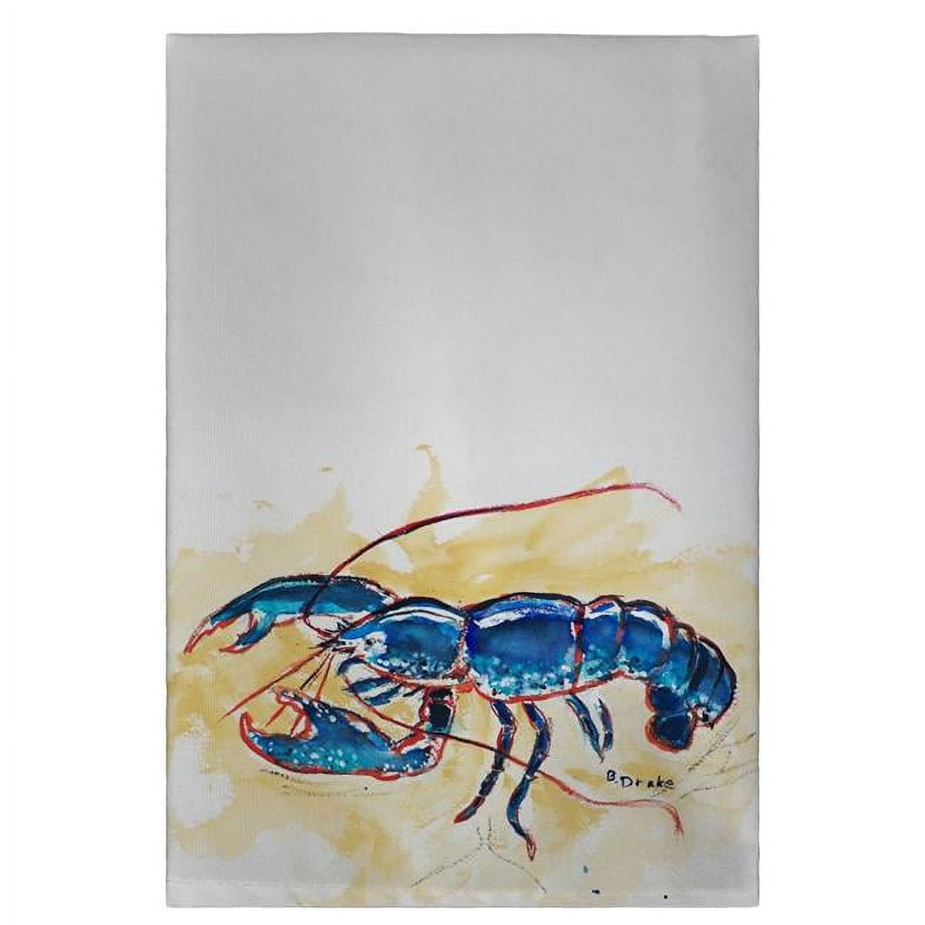 Blue Lobster Guest Towel - 20 x 20 in.