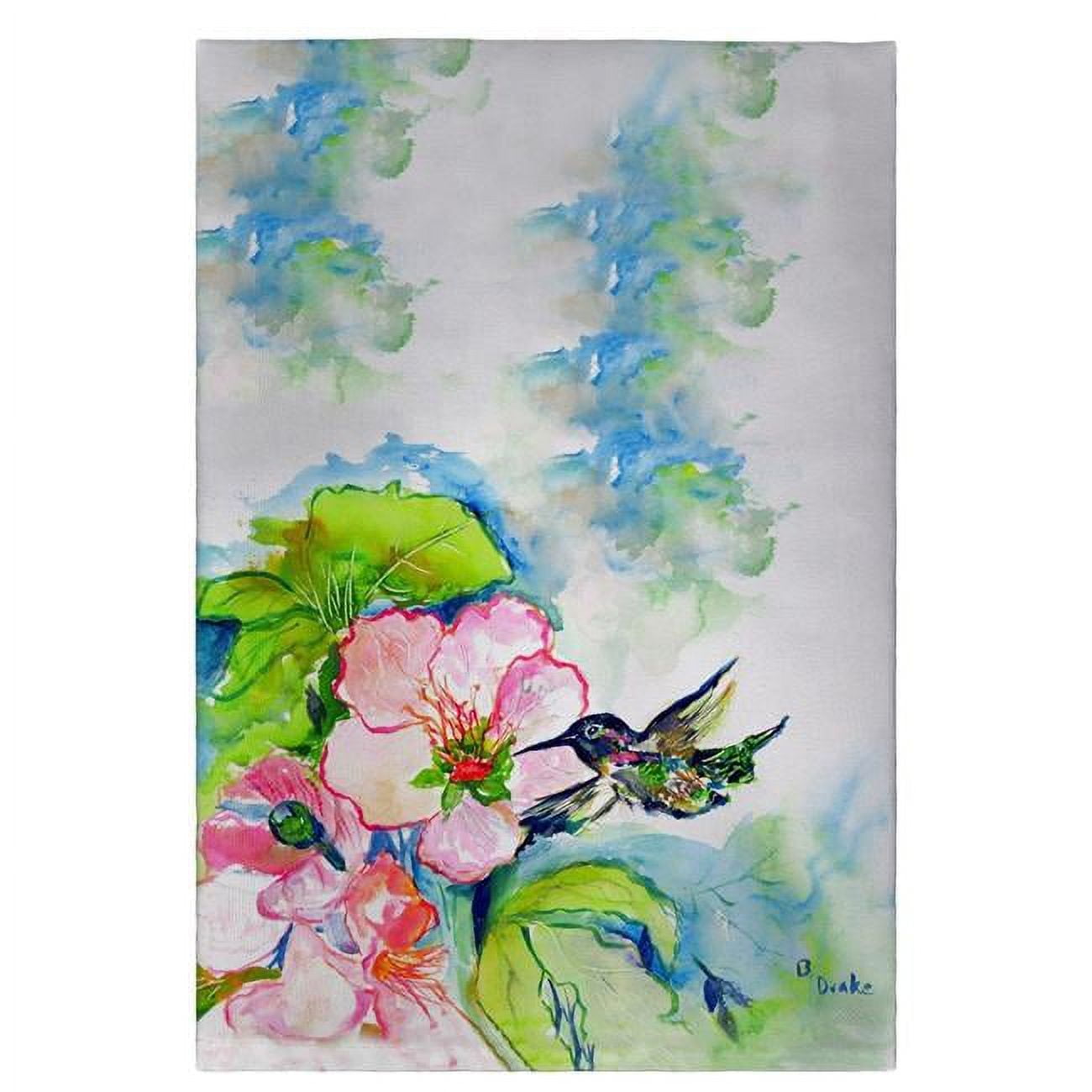 Bird & Hibiscus Guest Towel - 20 x 20 in.