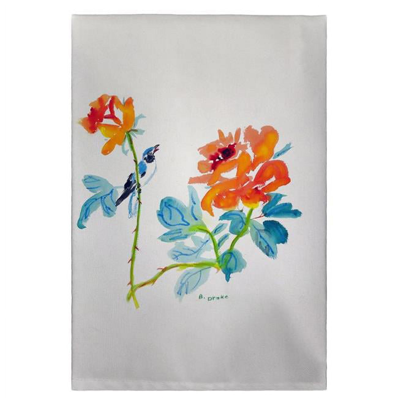 Bird & Roses Guest Towel - 20 x 20 in.