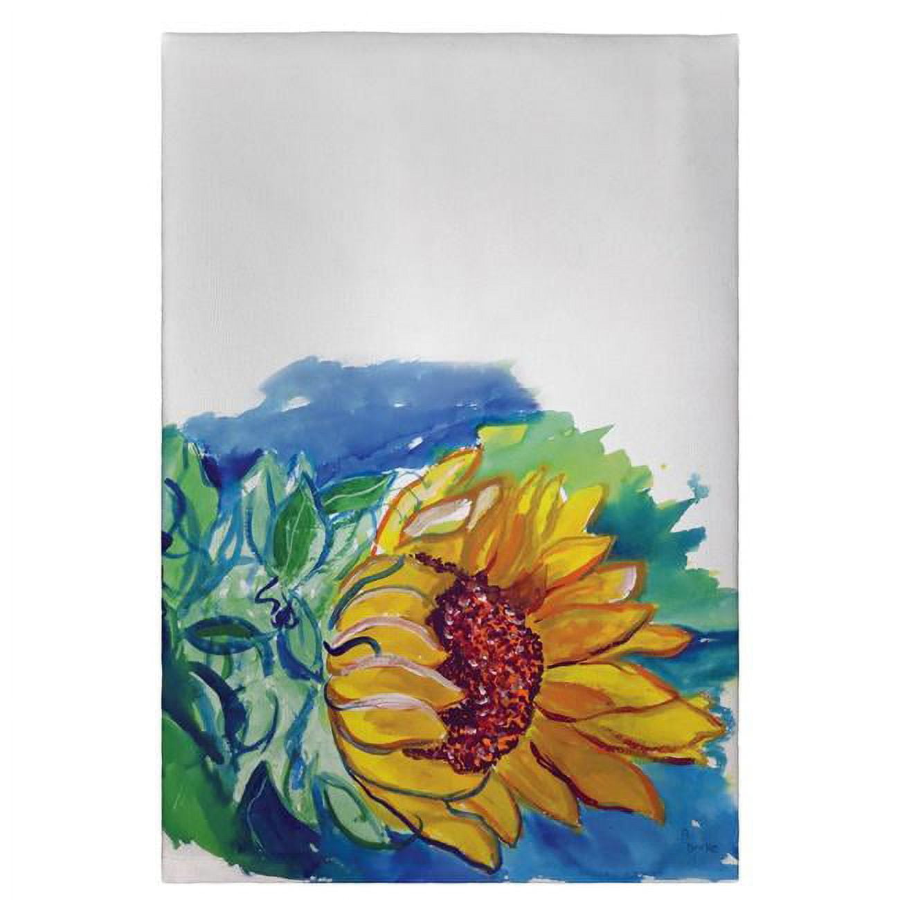 GT544 Windy Sunflower Guest Towel - 20 x 20 in.