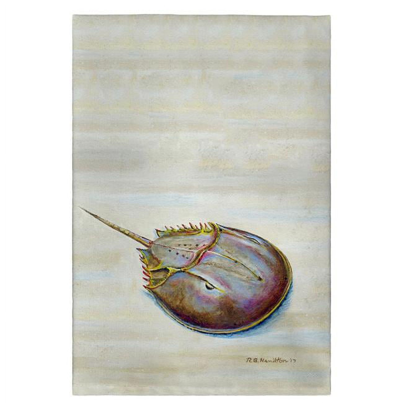 GT665 Horseshoe Crab Guest Towel - 20 x 20 in.