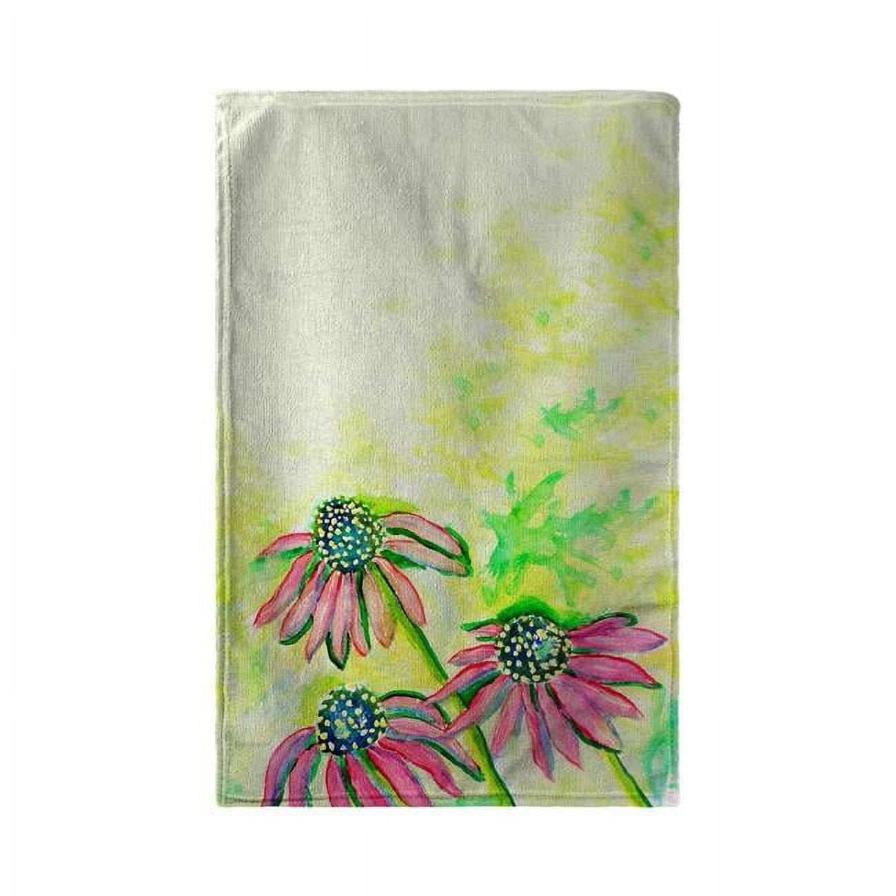30 x 50 in. Cone Flowers Beach Towel