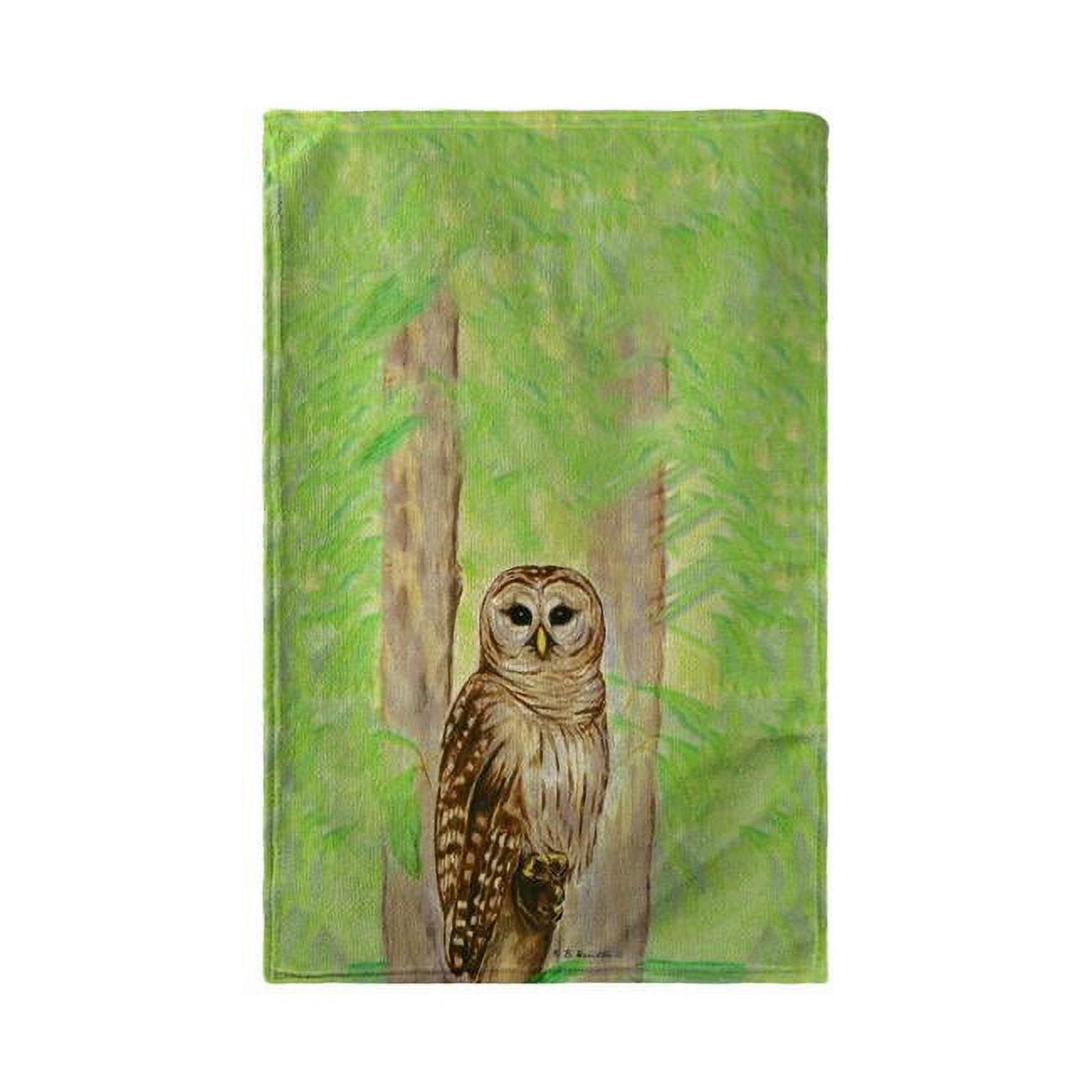 30 x 50 in. Owl Beach Towel