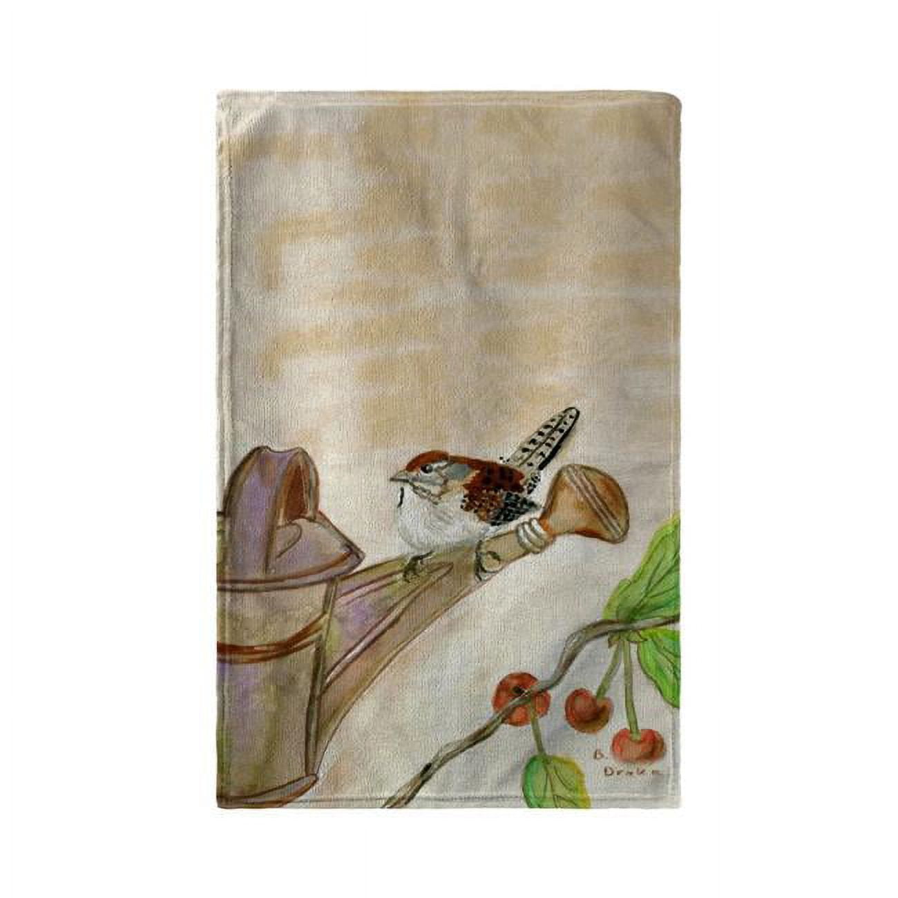 30 x 50 in. Carolina Wren Beach Towel