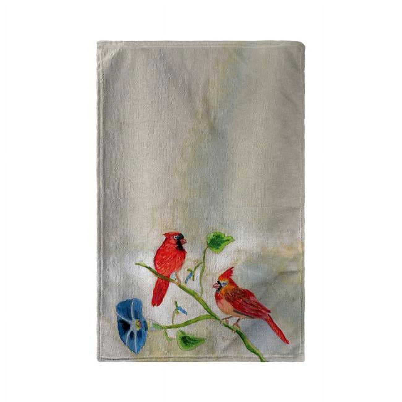 30 x 50 in. Betsys Cardinals Beach Towel