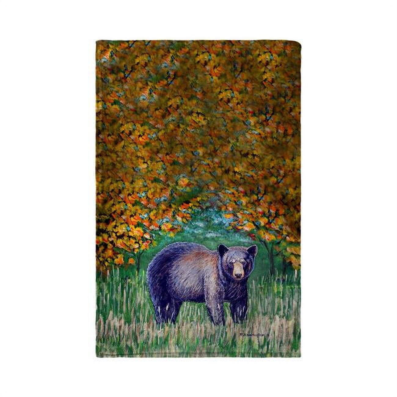 30 x 50 in. Black Bear Beach Towel