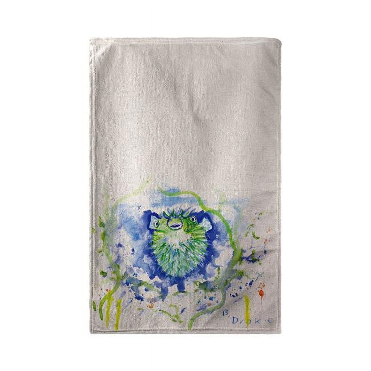 30 x 50 in. Spiny Puffer Beach Towel