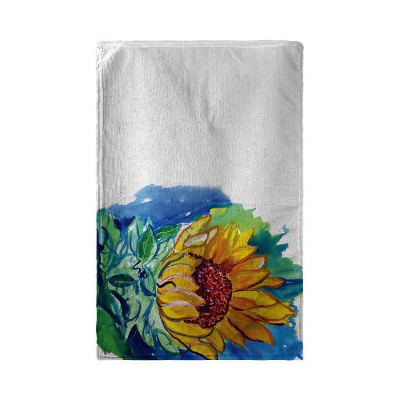 30 x 50 in. Windy Sunflower Beach Towel
