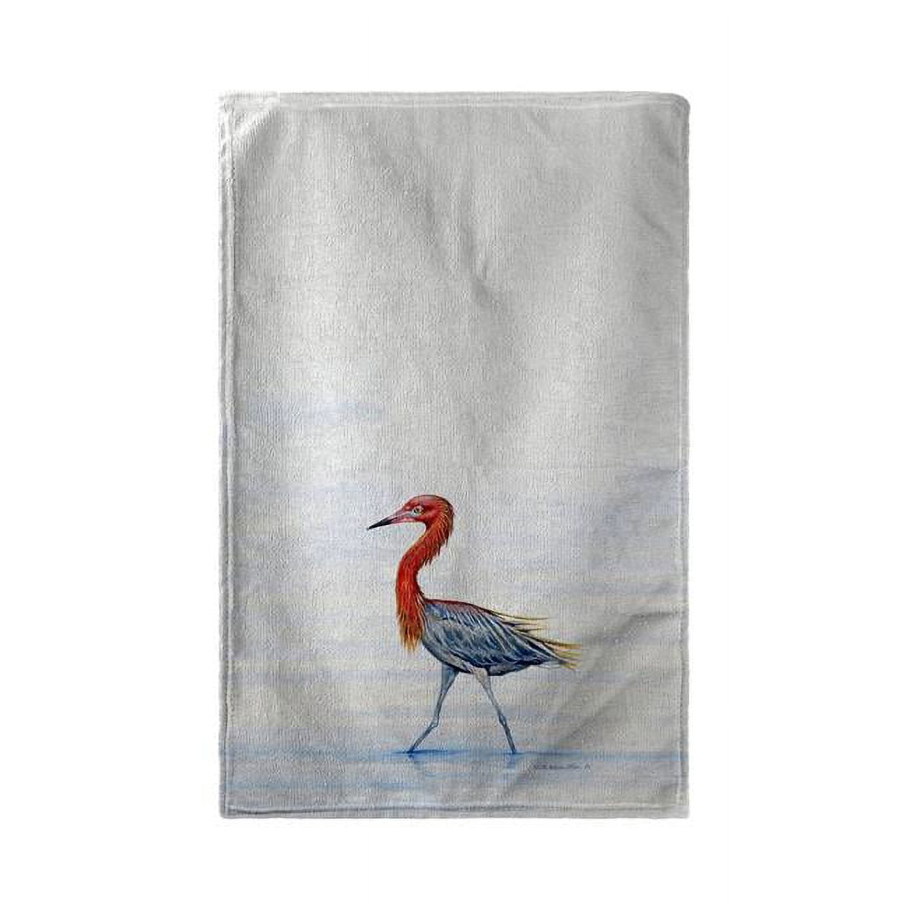 30 x 50 in. Reddish Egret Beach Towel