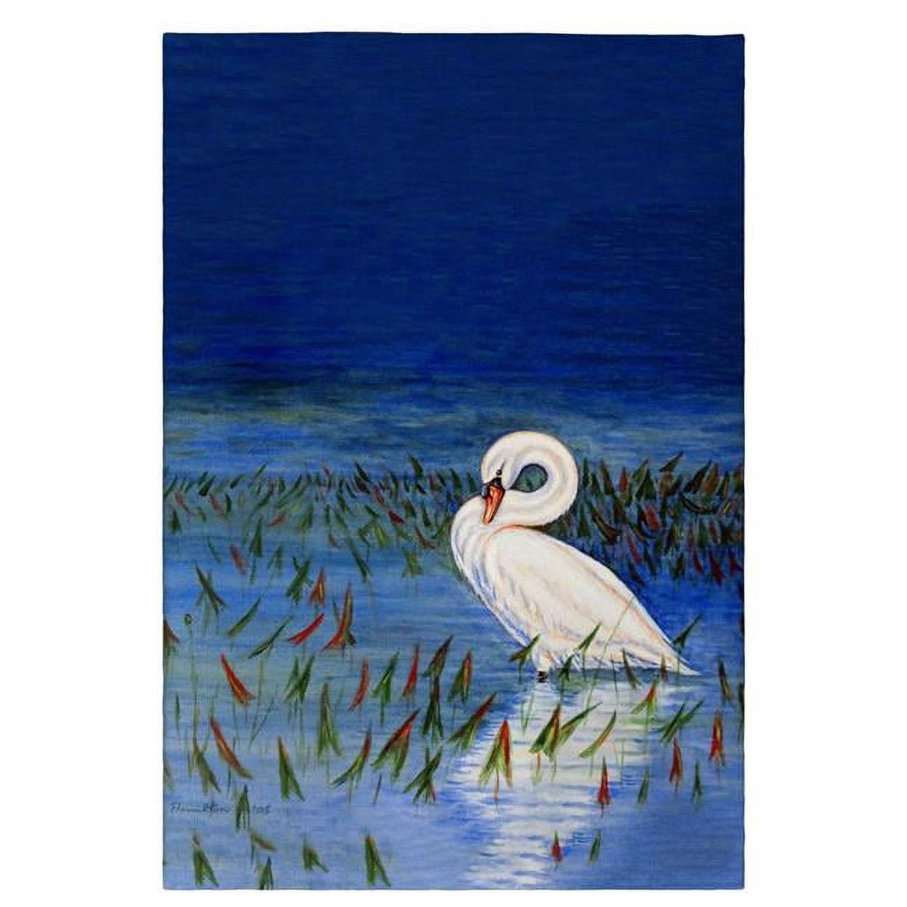 20 x 20 in. Mute Swan Guest Towel