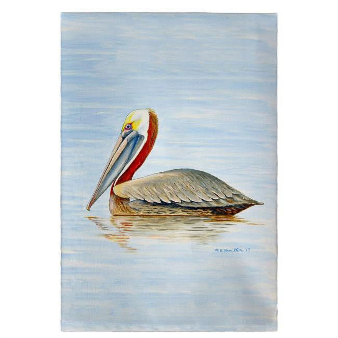 20 x 20 in. Summer Pelican Guest Towel