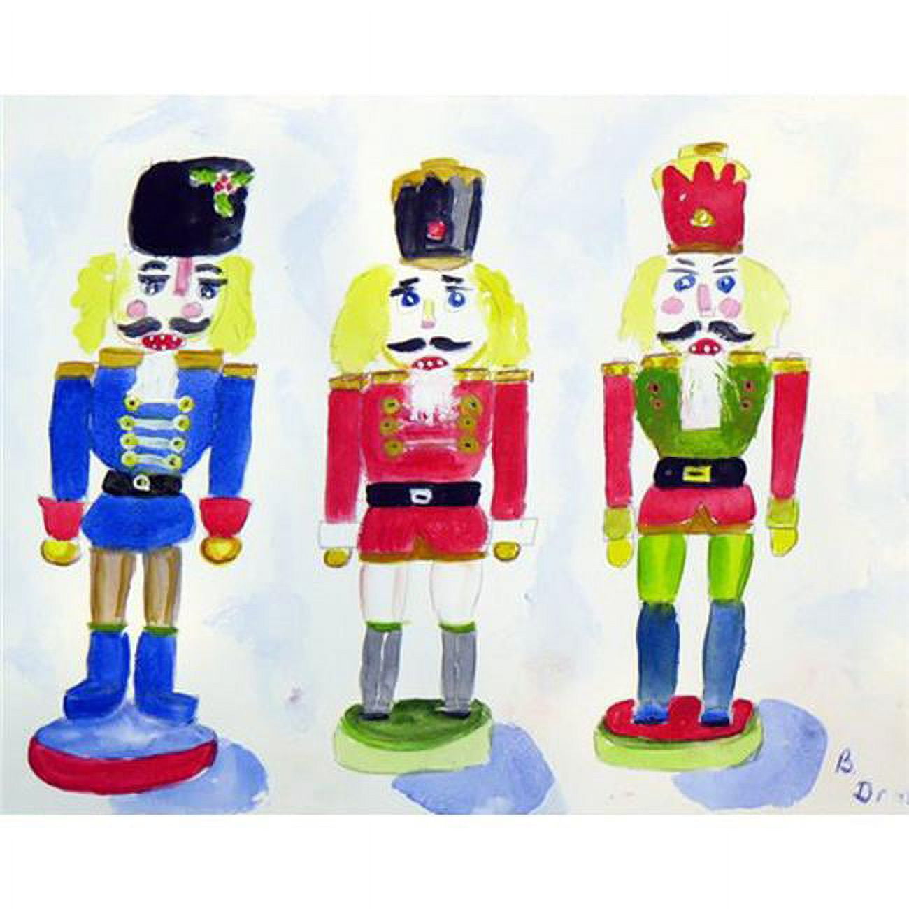 Picture of Betsy Drake KT460 16 x 25 in. Nutcrackers Kitchen Towel