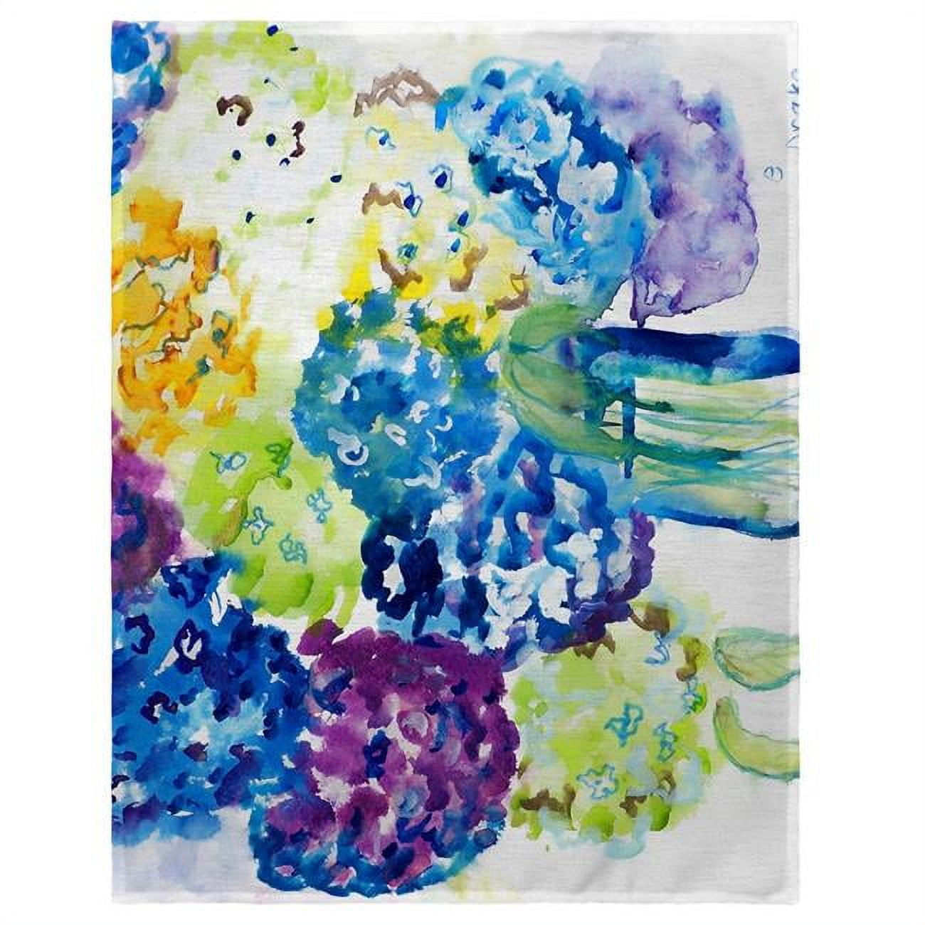 Picture of Betsy Drake PM022 14 x 18 in. Betsys Hydrangea Place Mat - Set of 4