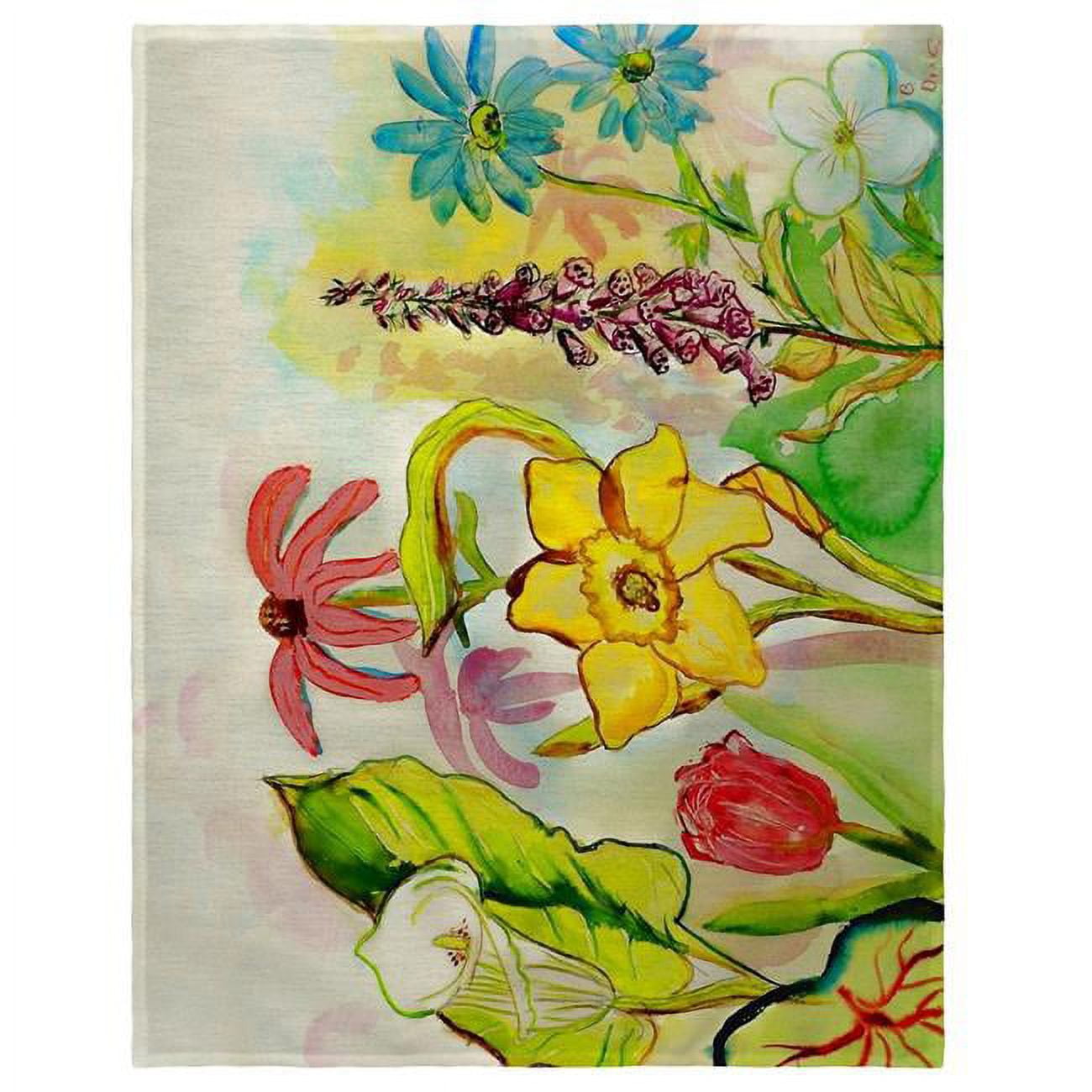 Picture of Betsy Drake PM060 14 x 18 in. Betsys Garden Place Mat - Set of 4