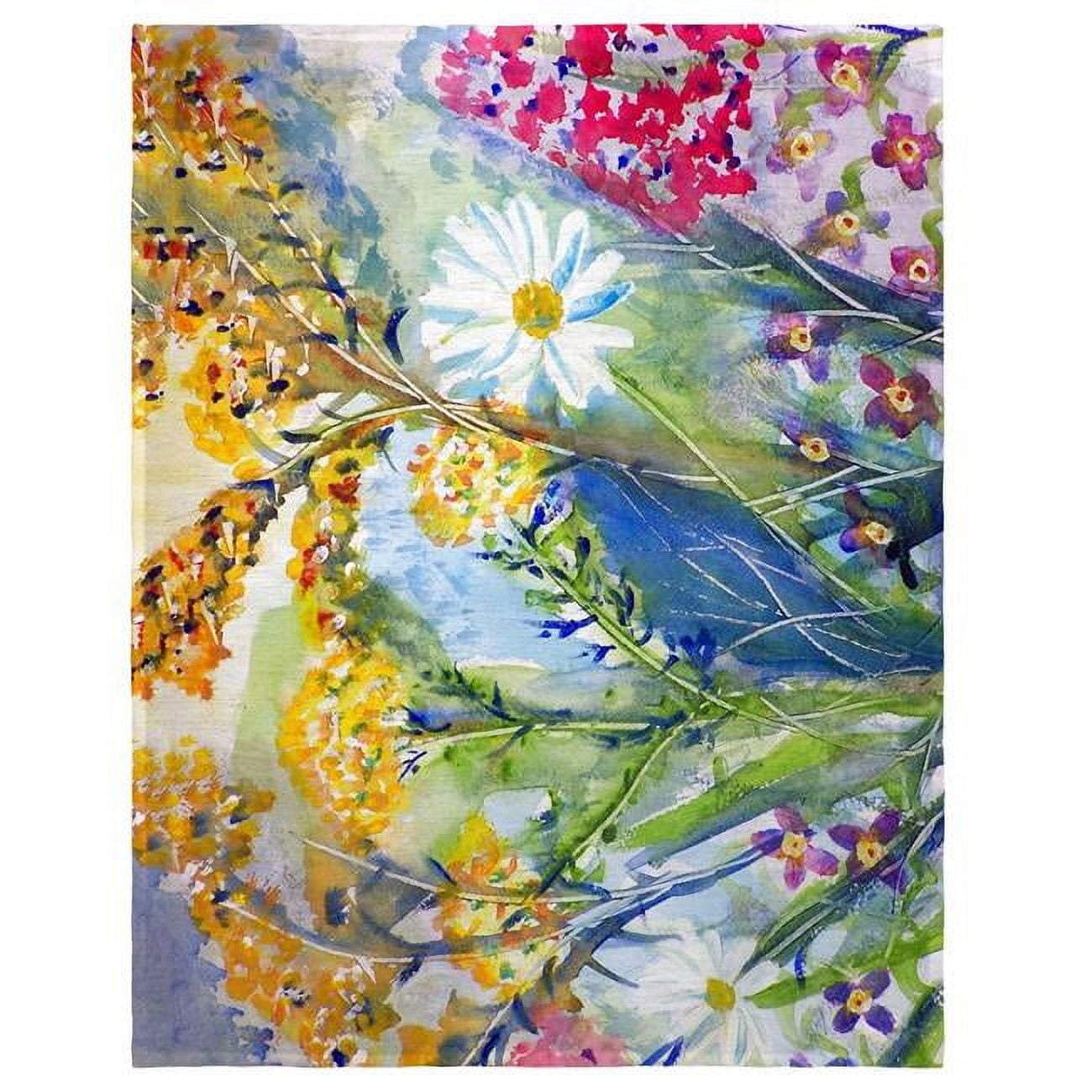 Picture of Betsy Drake PM166 14 x 18 in. Wild Flowers Place Mat - Set of 4