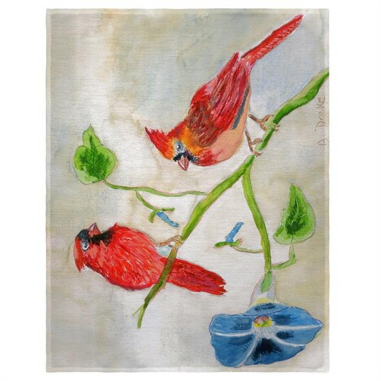 Picture of Betsy Drake PM270 14 x 18 in. Betsys Cardinals Place Mat - Set of 4