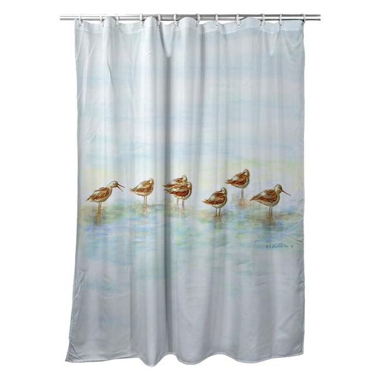 Picture of Betsy Drake SH024 70 x 72 in. Avocets Shower Curtain