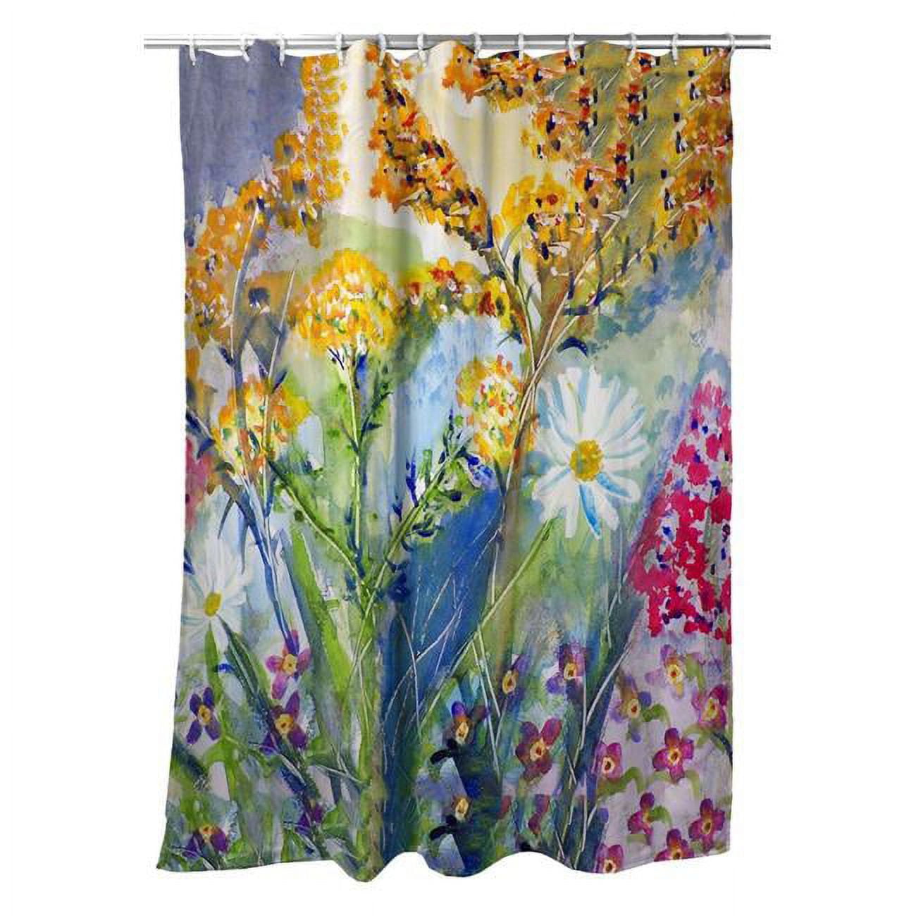 70 x 72 in. Wild Flowers Shower Curtain