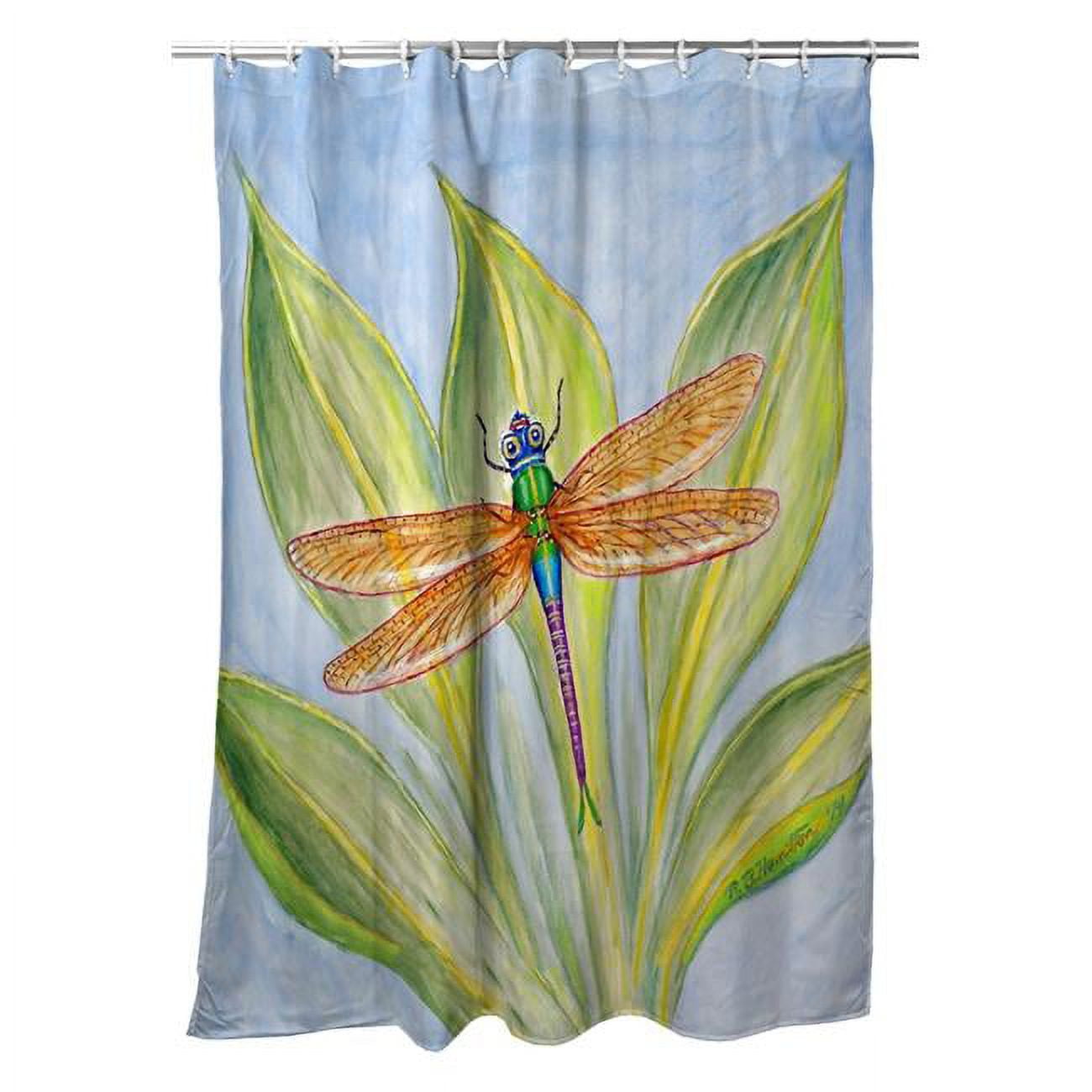 SH299 70 x 72 in. Dicks Dragonfly Shower Curtain