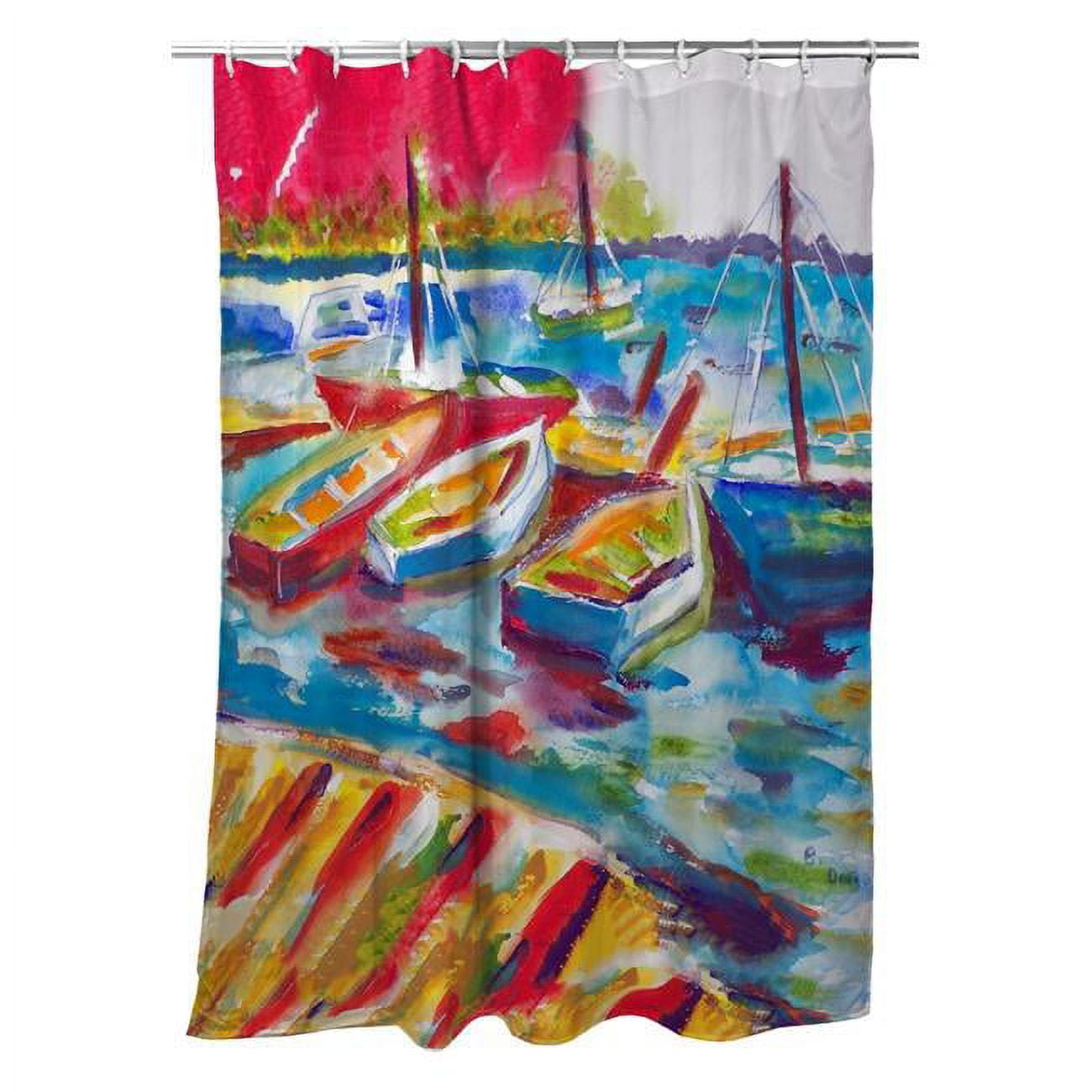 70 x 72 in. Betsys Marina II Shower Curtain