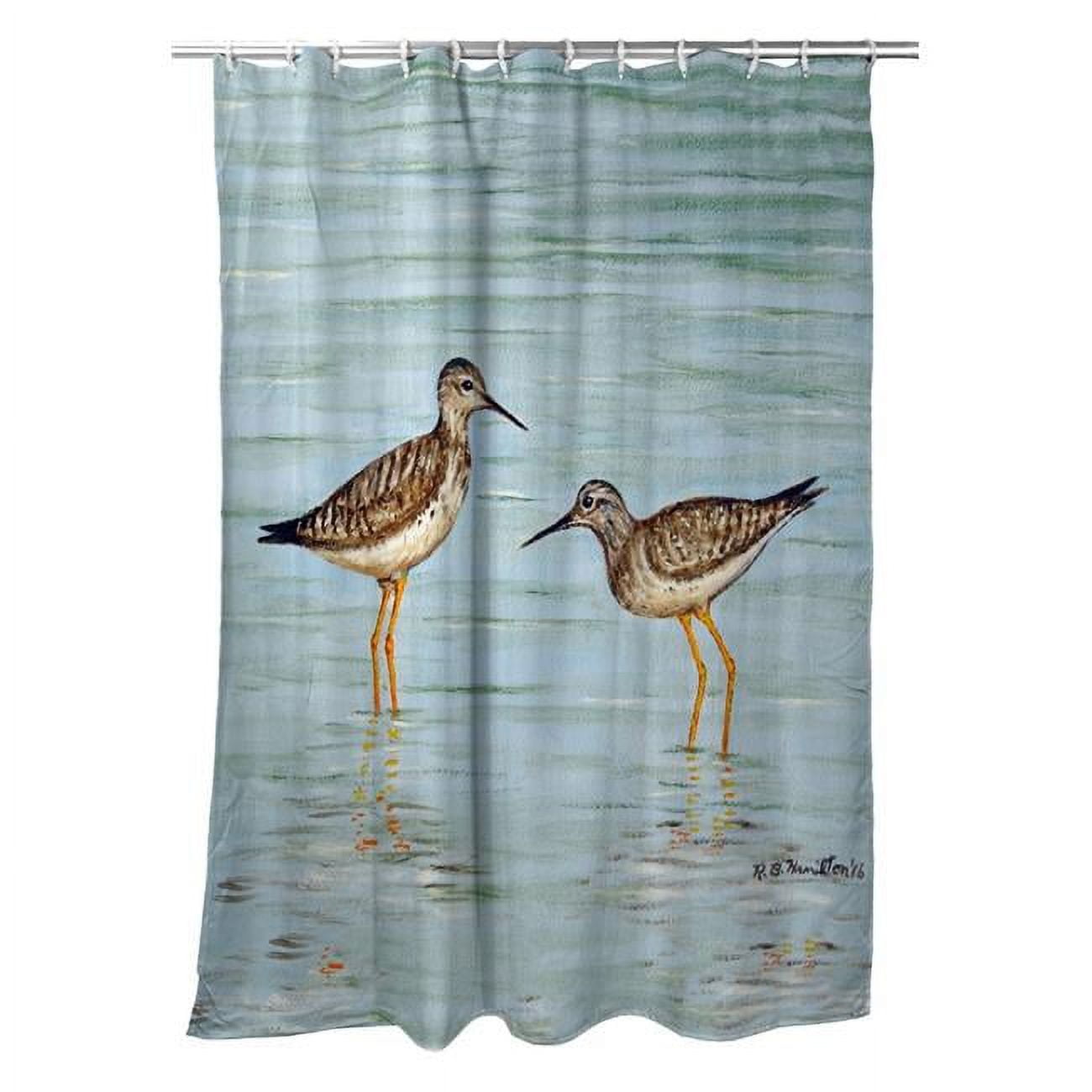 70 x 72 in. Yellow Legs Shower Curtain