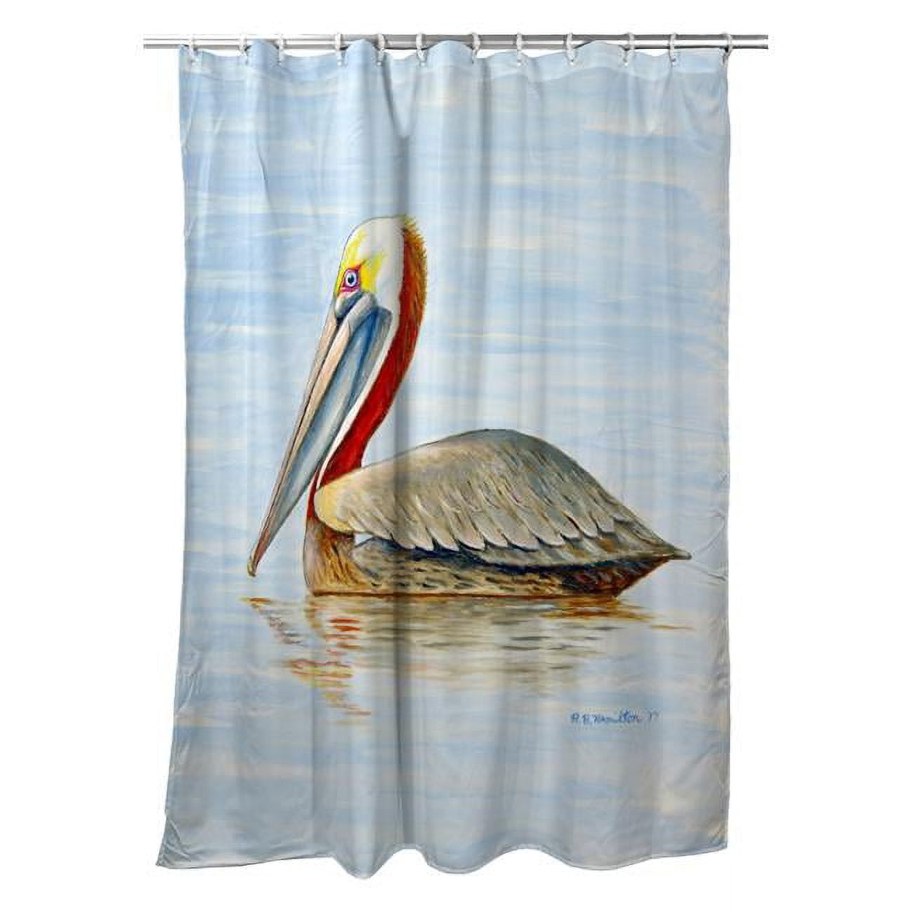 70 x 72 in. Summer Pelican Shower Curtain