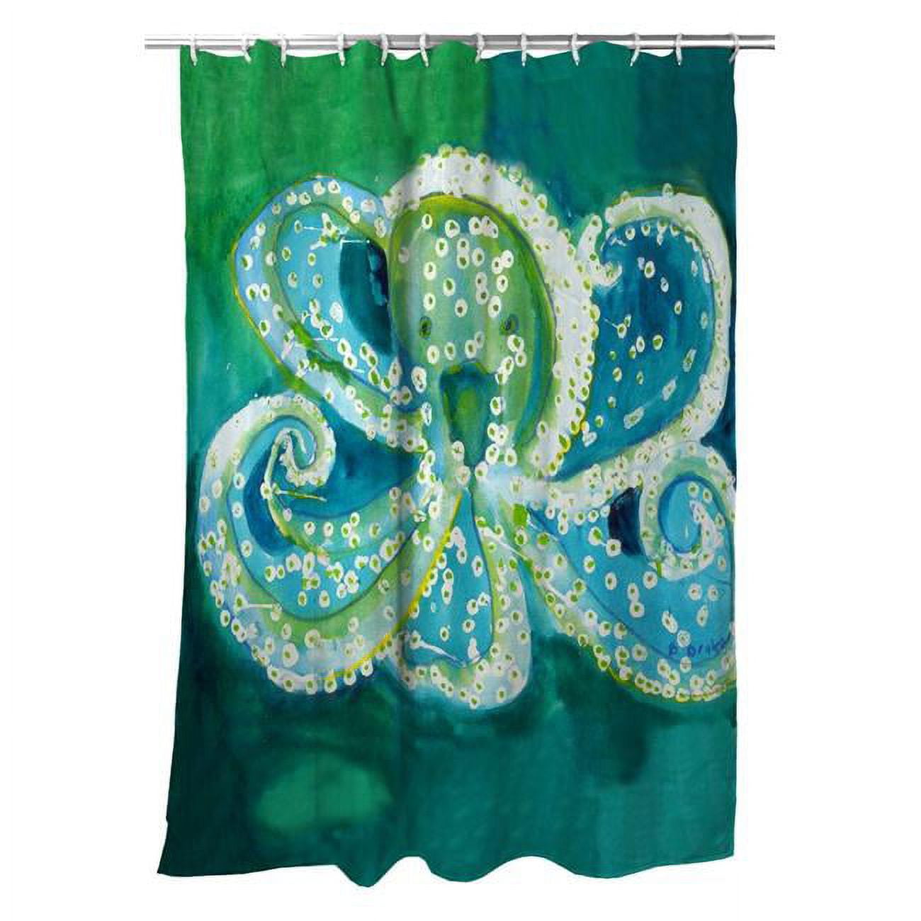 Picture of Betsy Drake SH900 70 x 72 in. Octopus Shower Curtain