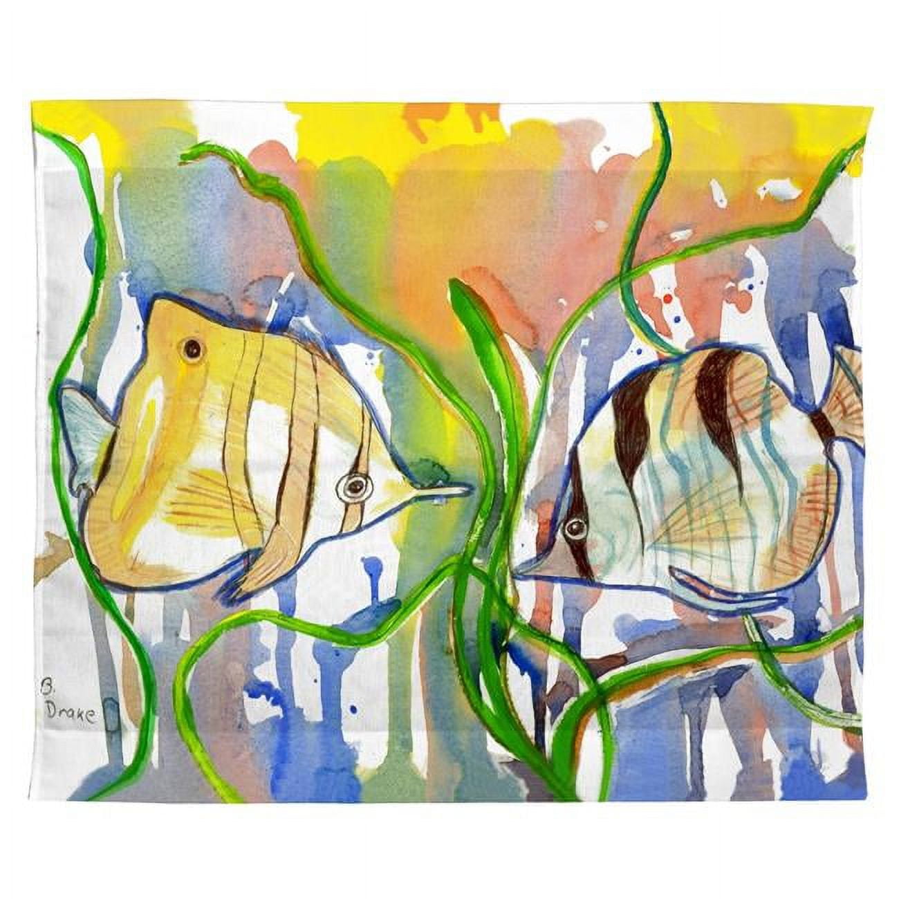 24 x 30 in. Angelfish Outdoor Wall Hanging