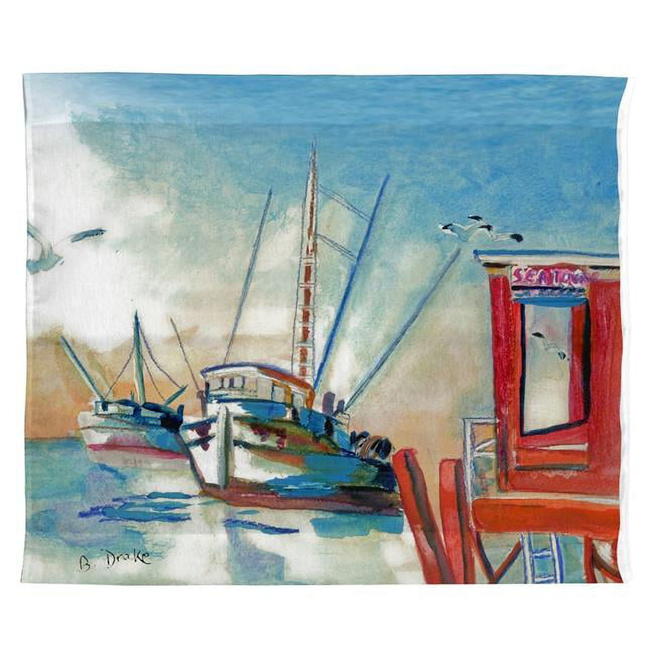 24 x 30 in. Shrimpboat Outdoor Wall Hanging