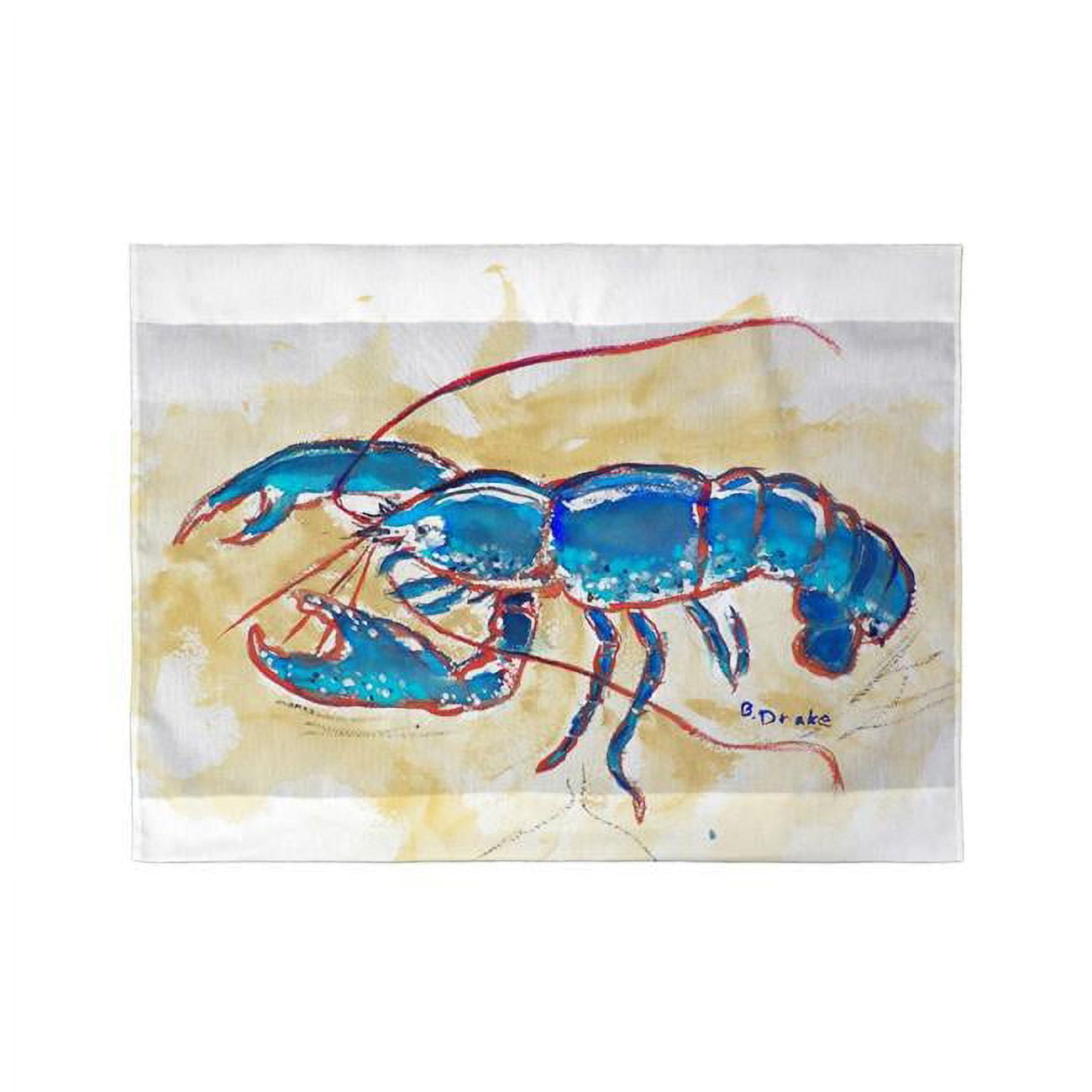 24 x 30 in. Blue Lobster Outdoor Wall Hanging