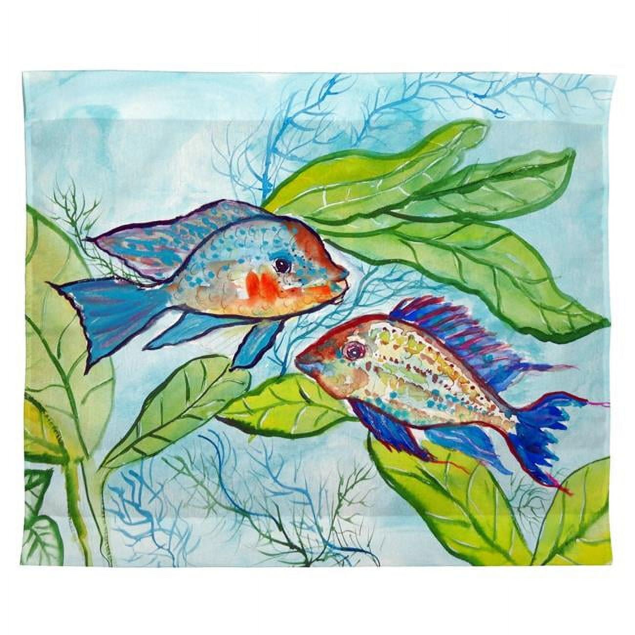 24 x 30 in. Pair of Fish Outdoor Wall Hanging