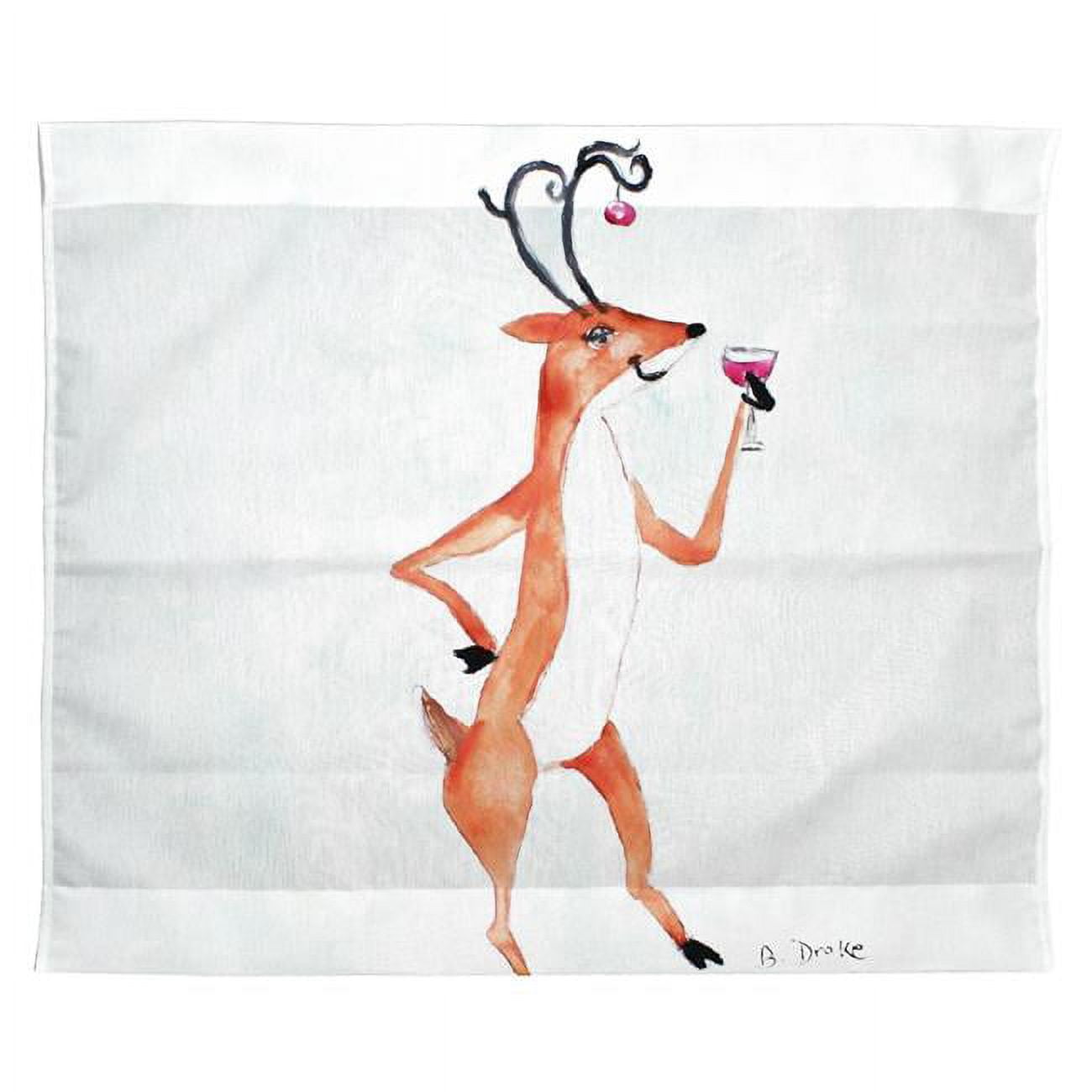 24 x 30 in. Deer Party Outdoor Wall Hanging