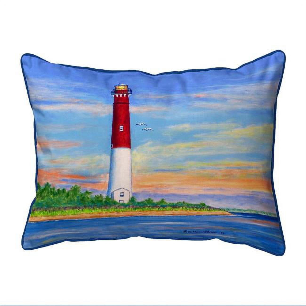 11 x 14 in. Barnegot Lighthouse Small Pillow